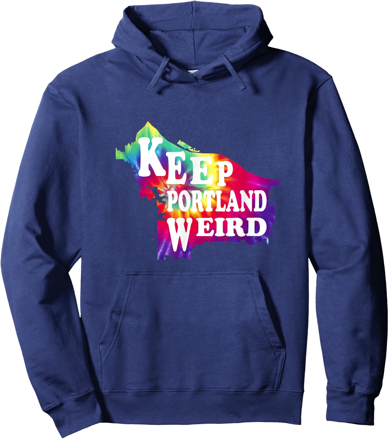 Portland Oregon Shirts Men Women Keep Portland Weird Hipster Hoodie - Hoodie | Navy