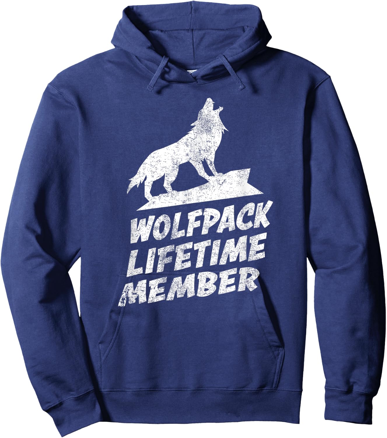 Wolfpack Lifetime Member Gift Wolf Wolves Lovers Hoodie - Hoodie | Navy
