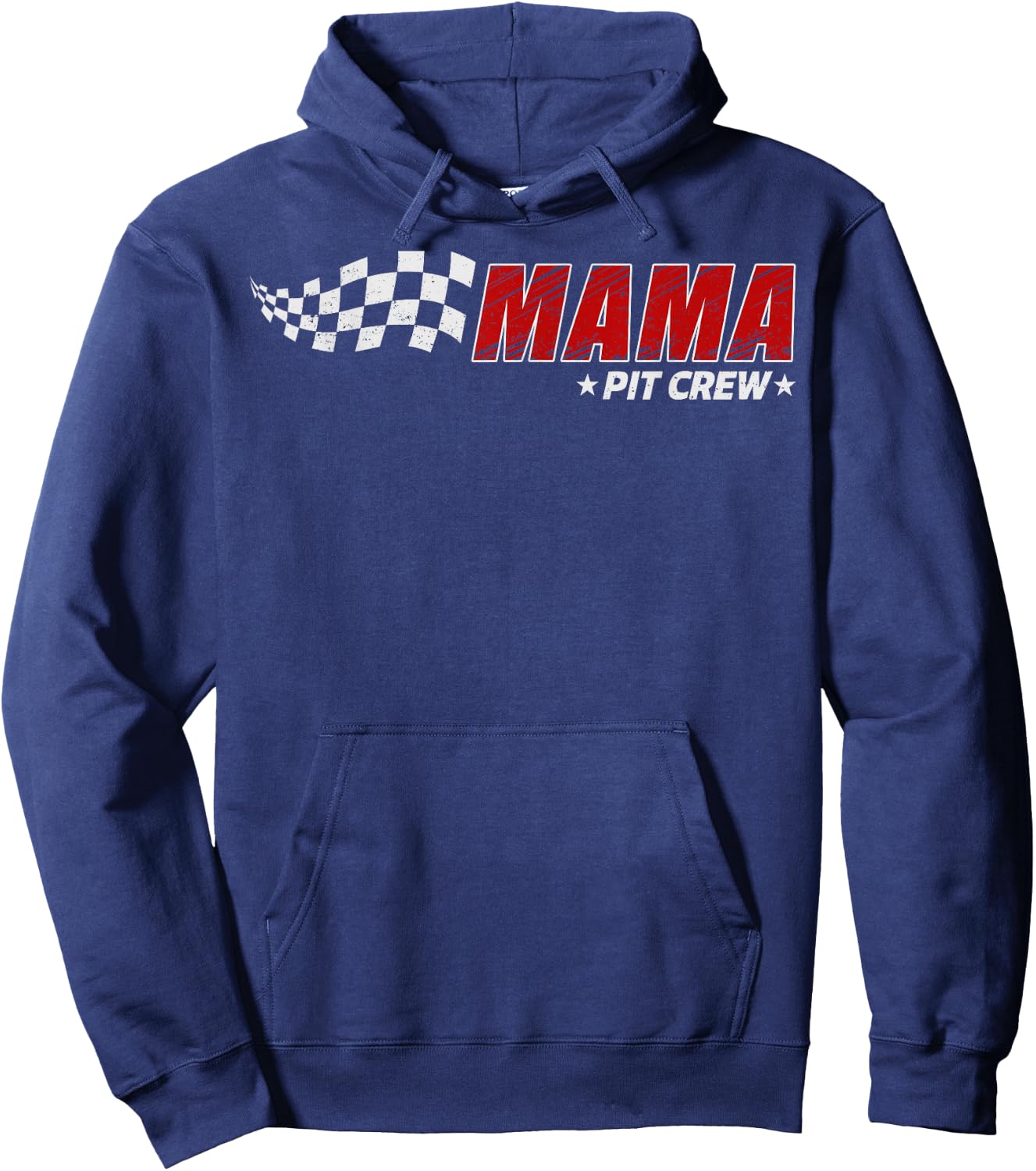 Mama Pit Crew Race Car Birthday Family Matching Pit Crew Hoodie - Hoodie | Navy