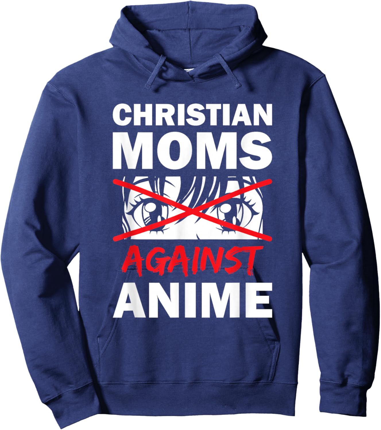 Christian Moms Against Anime Christian Moms Japan Hoodie - Hoodie | Navy