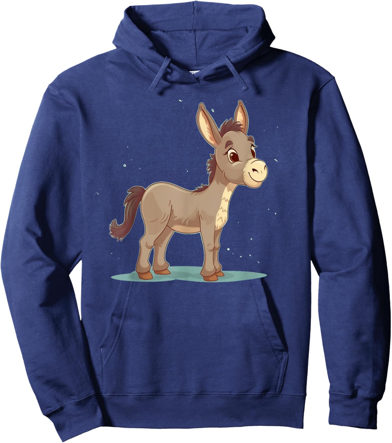 Cute young Donkey for Foal, Donkeys and Horses Lovers Hoodie - Hoodie | Navy