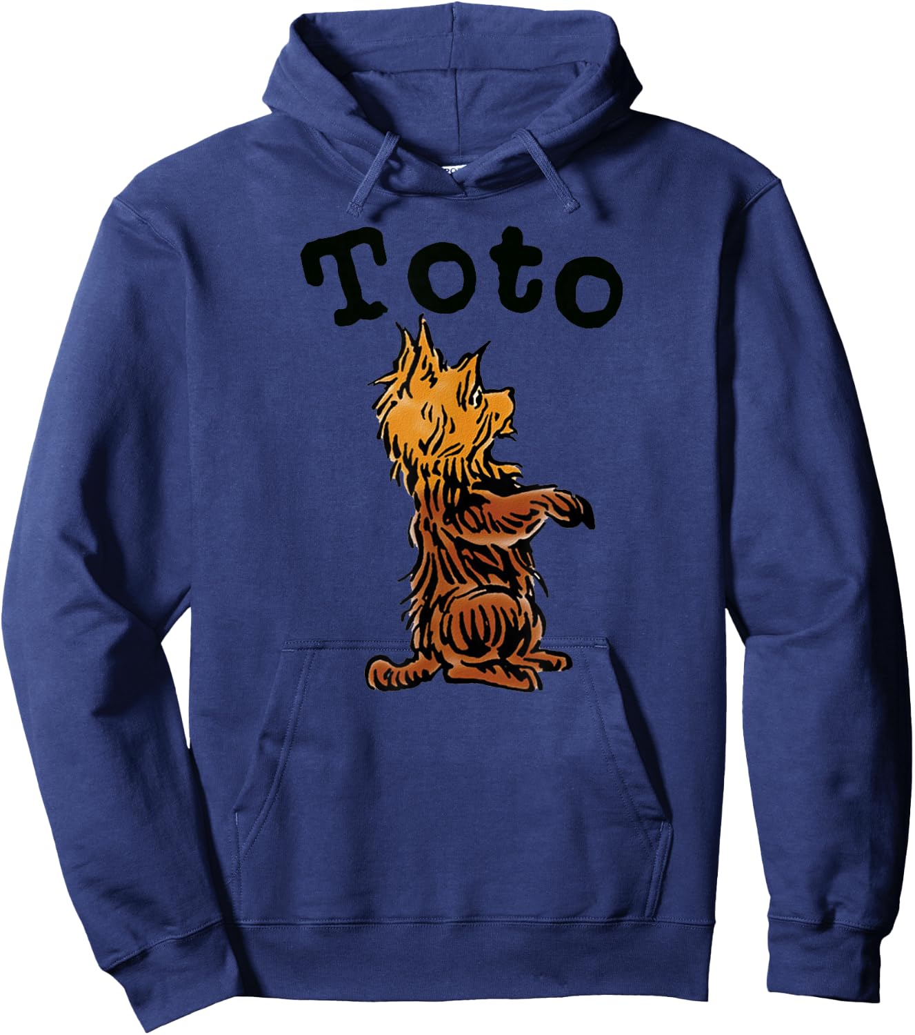 Vintage Toto The Dog Art -Fairytale Toto-Wizard of OZ Toto Hoodie - Hoodie | Navy