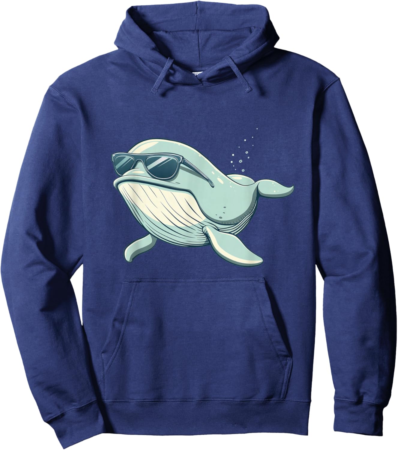 Cool Sunglasses Whale Costume for Boys and Girls Hoodie - Hoodie | Navy