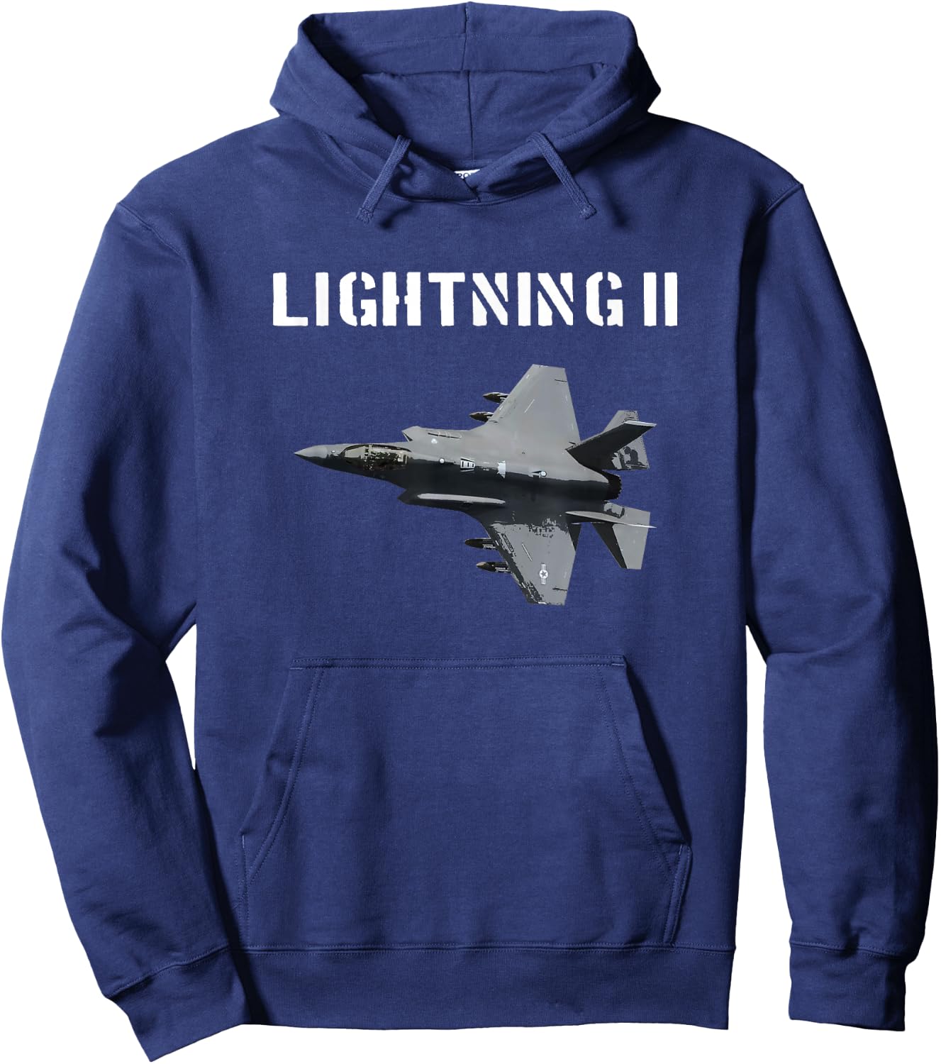 F-35 Lightning 2 FIGHTER PLANE T SHIRT USA PILOT Hoodie - Hoodie | Navy