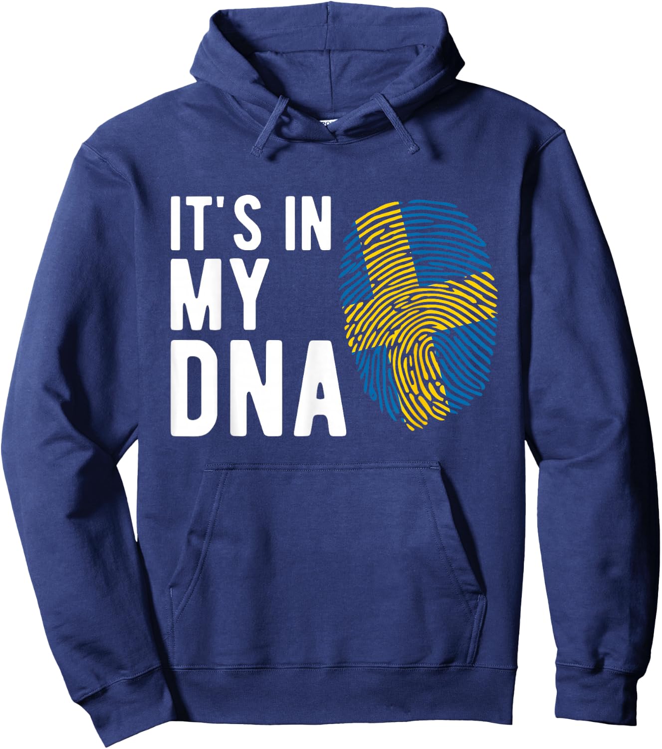 It's in My DNA Sweden Flag Swedish Gift Hoodie - Hoodie | Navy