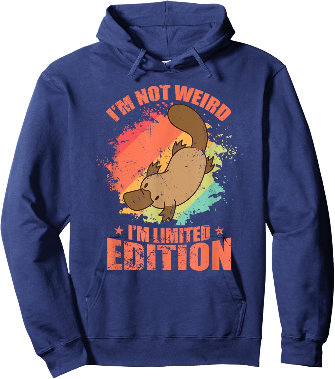 I'm not Weird I'm Limited Edition Platypus Hoodie - Hoodie | Navy