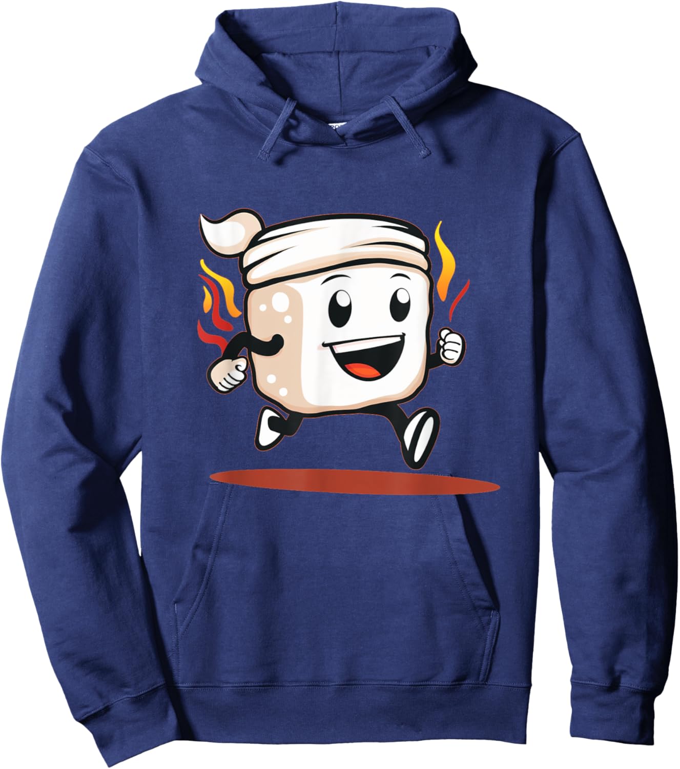 Headband Marshmallow Costume for jogging Lovers Hoodie - Hoodie | Navy