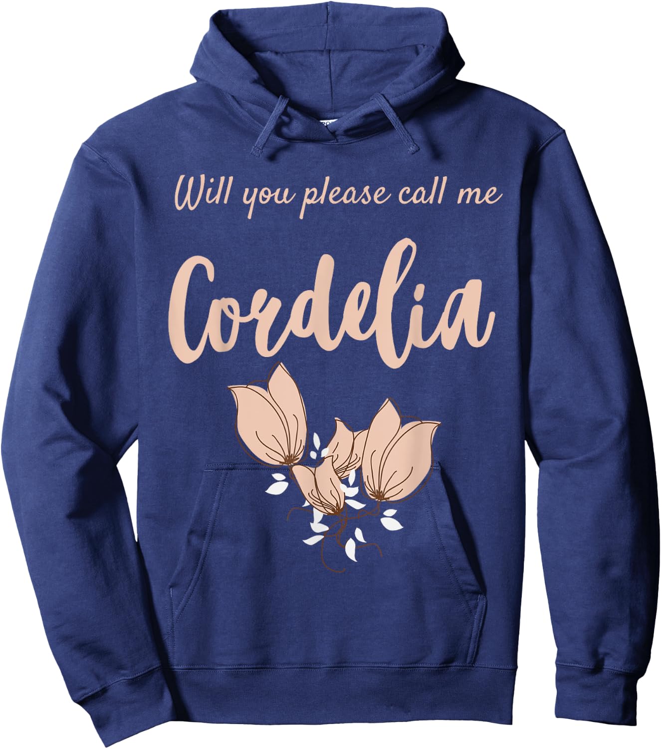 Call me Cordelia LM Montgomery Design Anne Fans Gift Hoodie - Hoodie | Navy