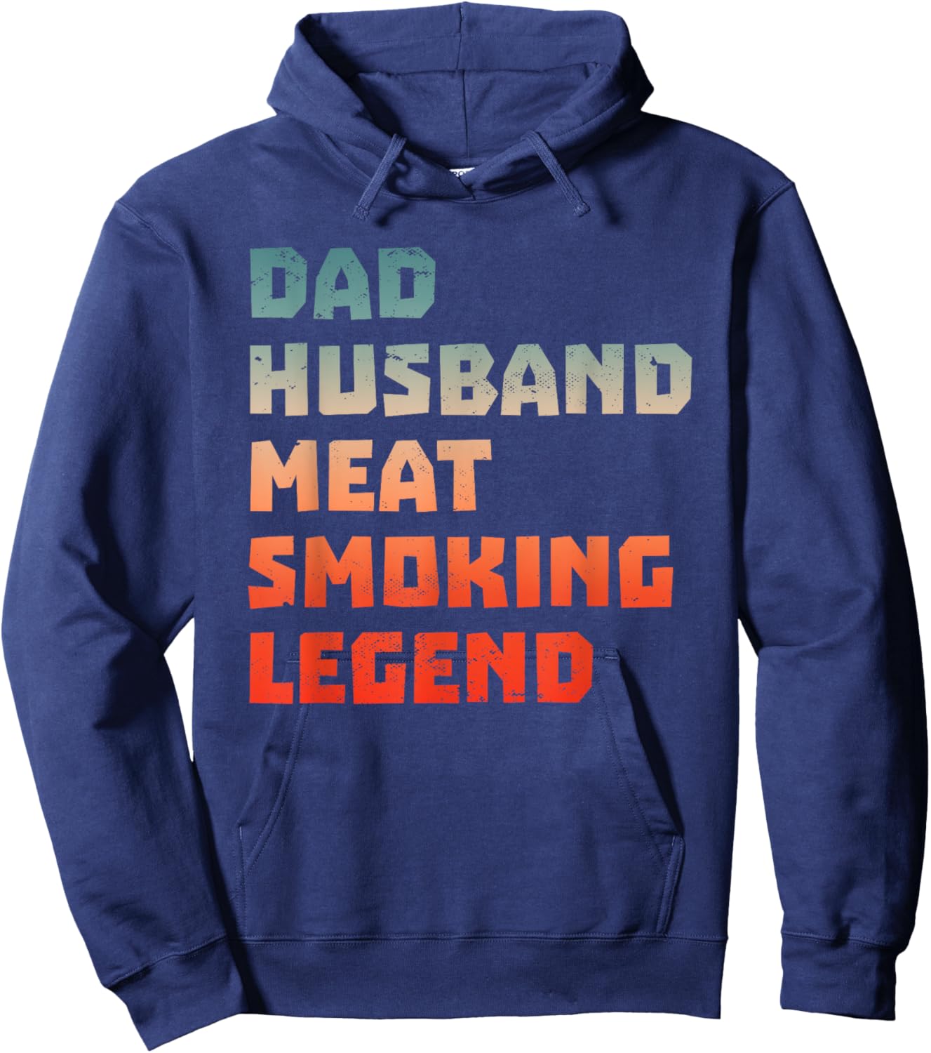Meat Smoker Smoking Meat Grilling Barbecue Lover BBQ Party Hoodie - Hoodie | Navy