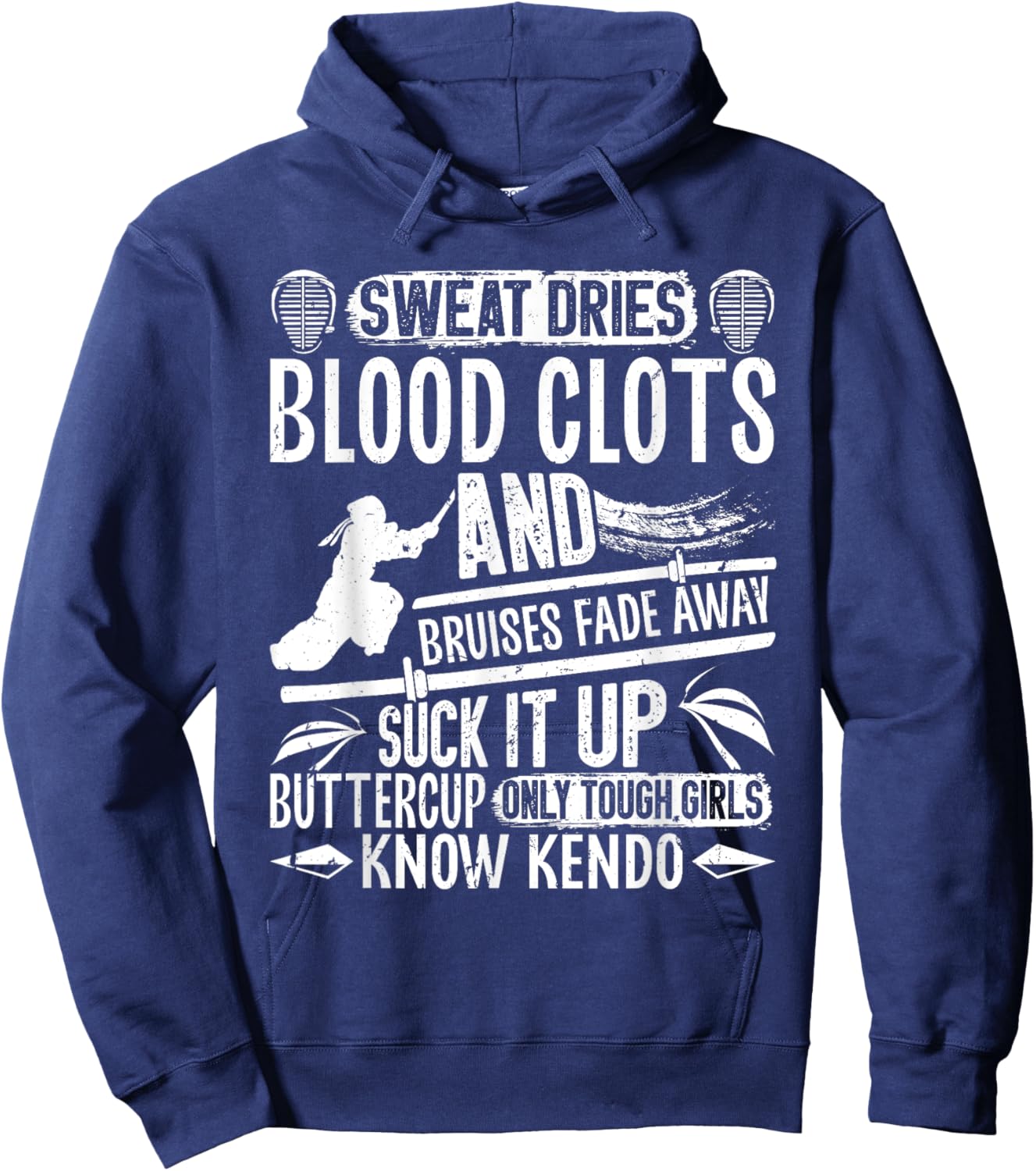Kendo Sinobi Japanese Martial Arts Training Samurai Kendo Hoodie - Hoodie | Navy