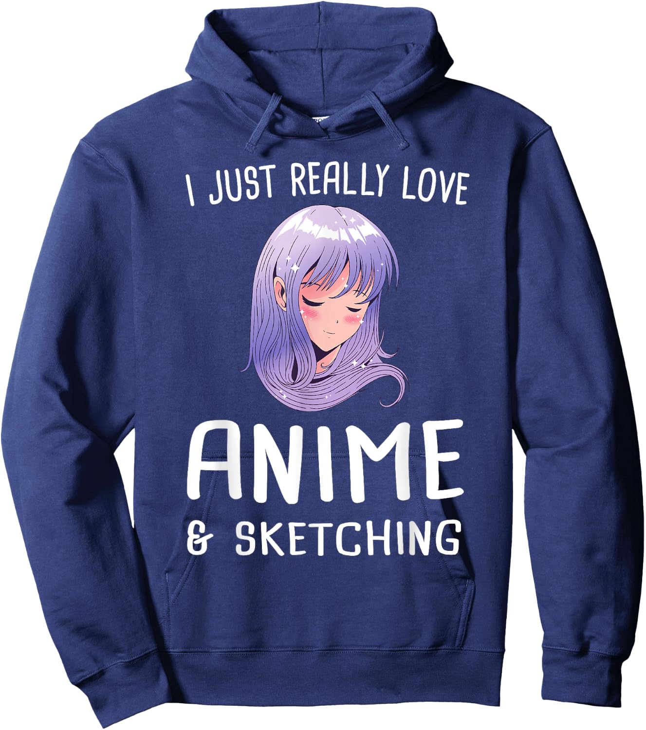 I just really love Anime & Sketching Manga Gift Hoodie - Hoodie | Navy