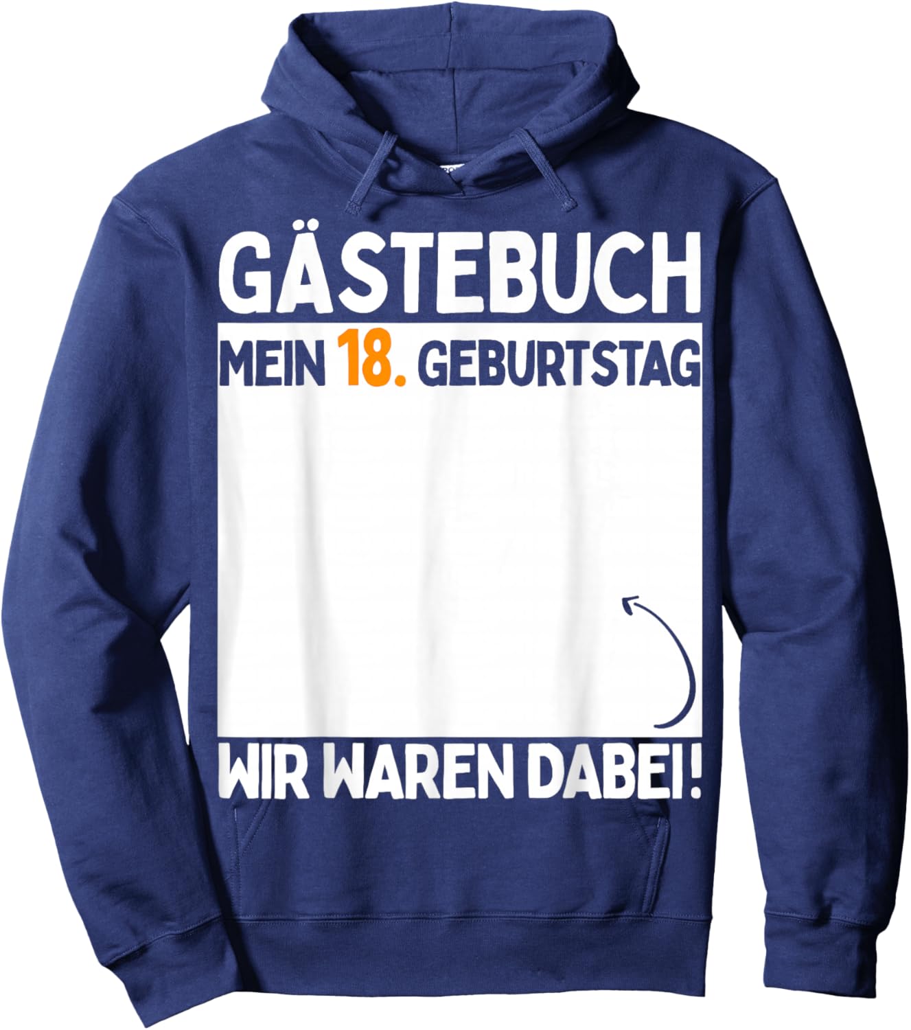 18. Geburtstag Junge Mädchen 18 Jahre 2008 Lustig Geschenk Hoodie - Hoodie | Navy