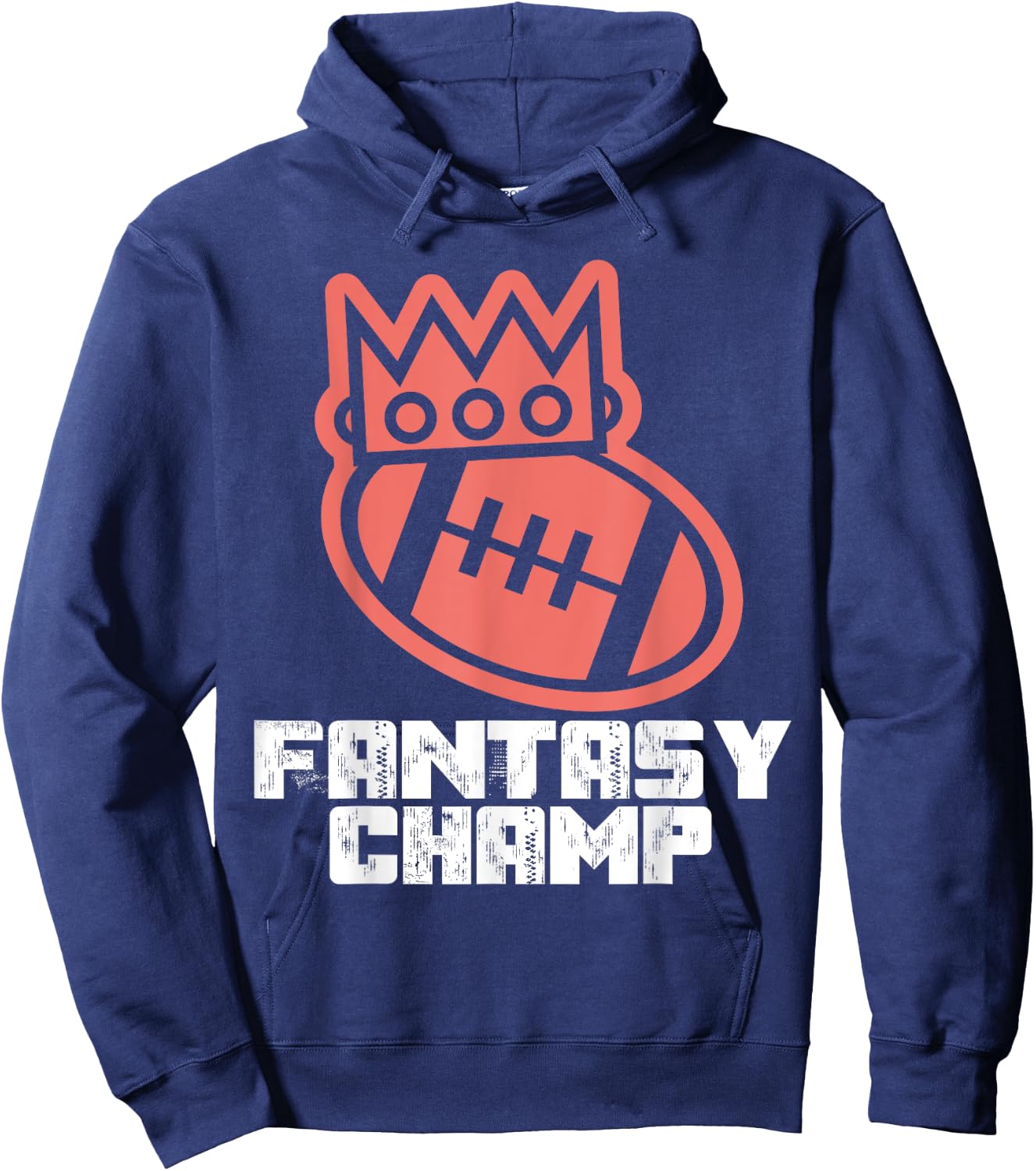 Fantasy Football League Champion Championship DFS 1st Winner Hoodie - Hoodie | Navy