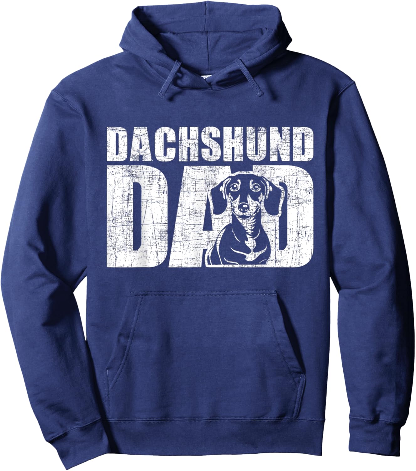Dachshund Dad - Dog Owner Animal Puppy Lover Pet Breeder Women Kids Hoodie - Hoodie | Navy