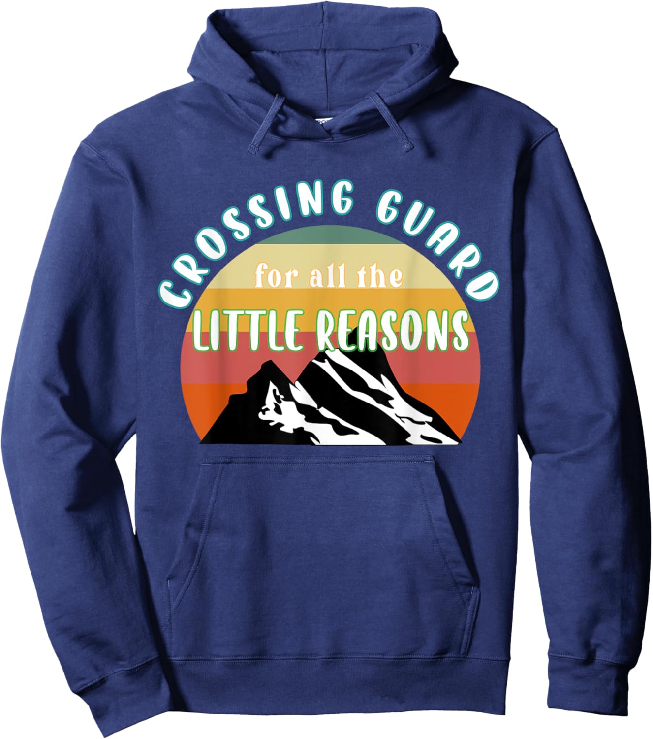 School Crossing Guard Appreciation Crosswalk Attendant Gift Hoodie - Hoodie | Navy