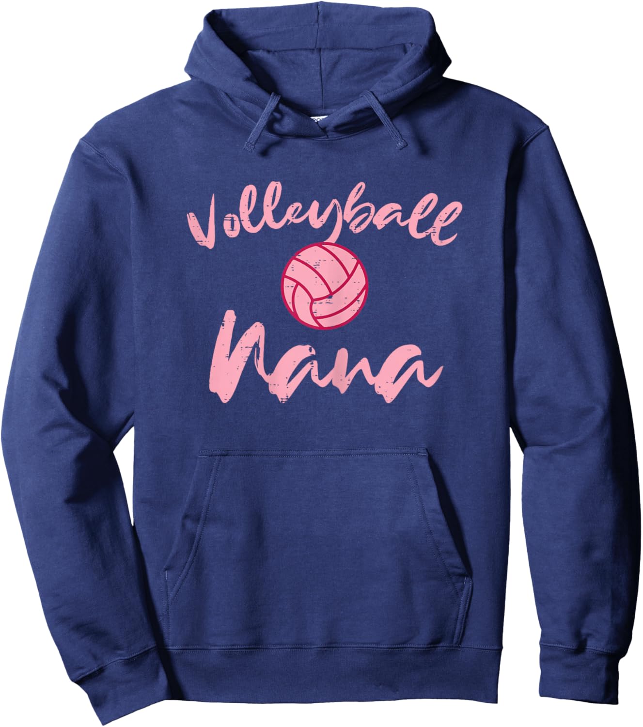 Volleyball Nana Cute Mom Grandmother Sports Grandma Women Hoodie - Hoodie | Navy