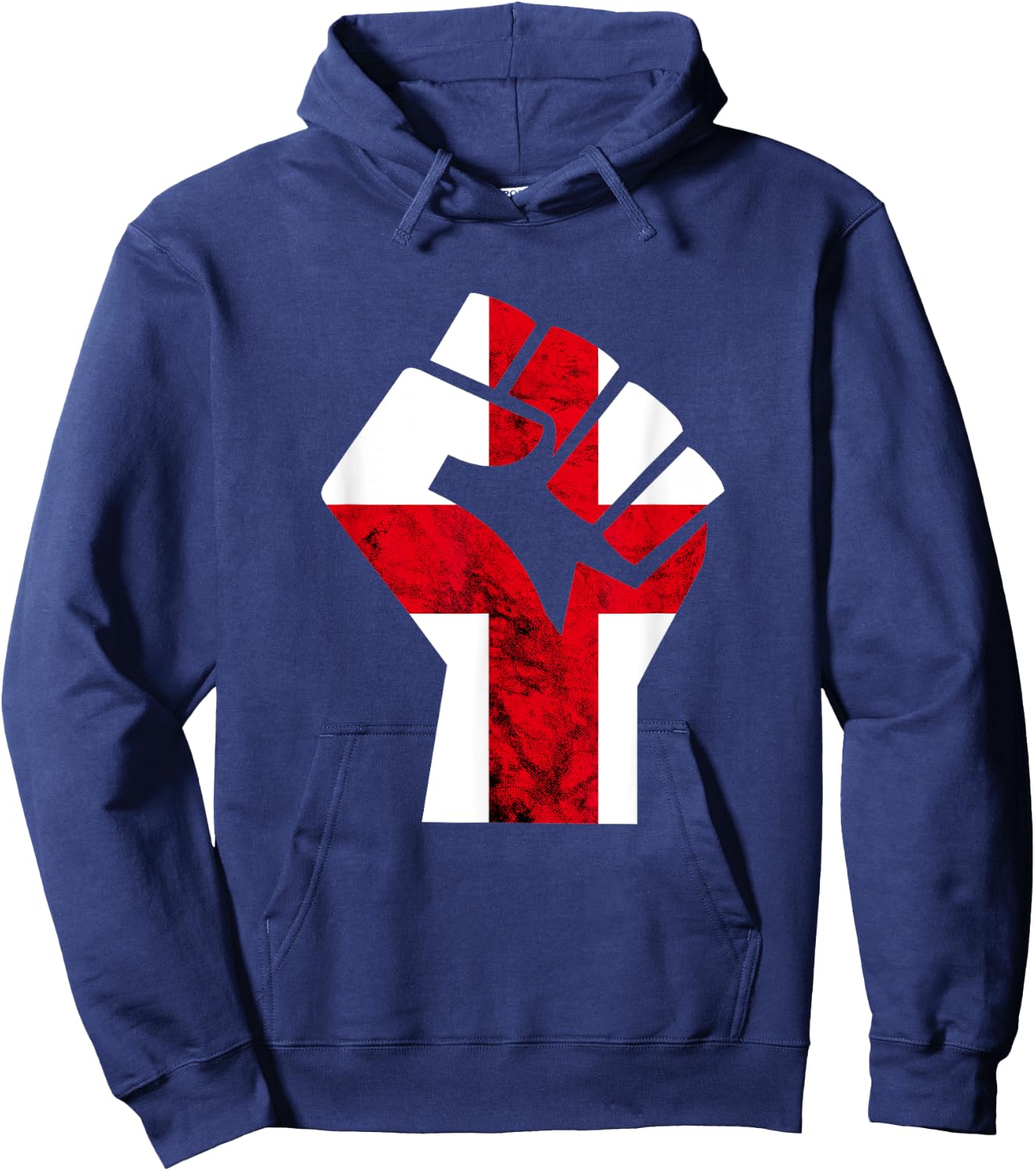 England Handfist Power St George's Cross English Pride Hoodie - Hoodie | Navy