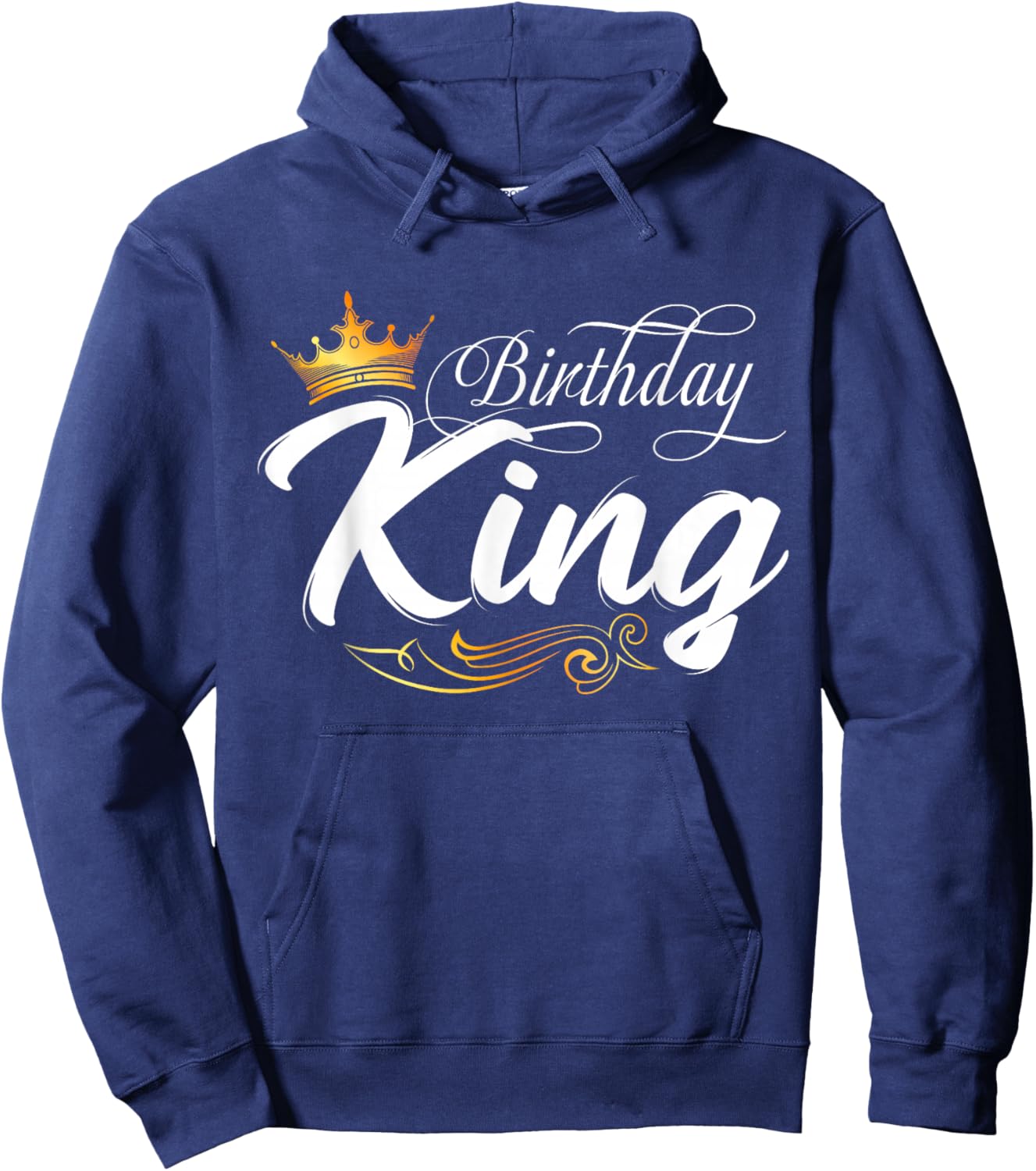 Birthday King, Birthday, Boys Birthday Fathers Day Men Hoodie - Hoodie | Navy
