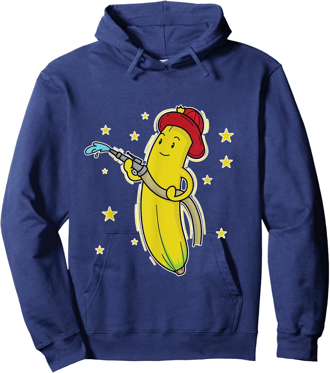 Fire Fighter Banana Hoodie - Hoodie | Navy