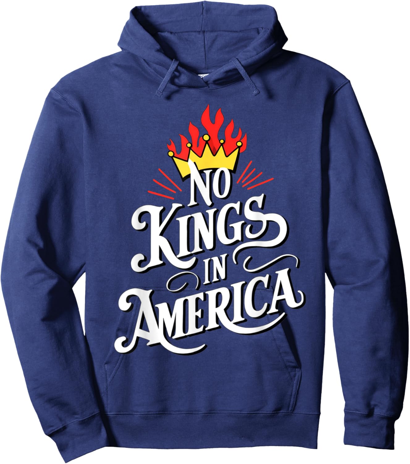 No Kings In America Democracy Court Ruling Saying Hoodie - Hoodie | Navy