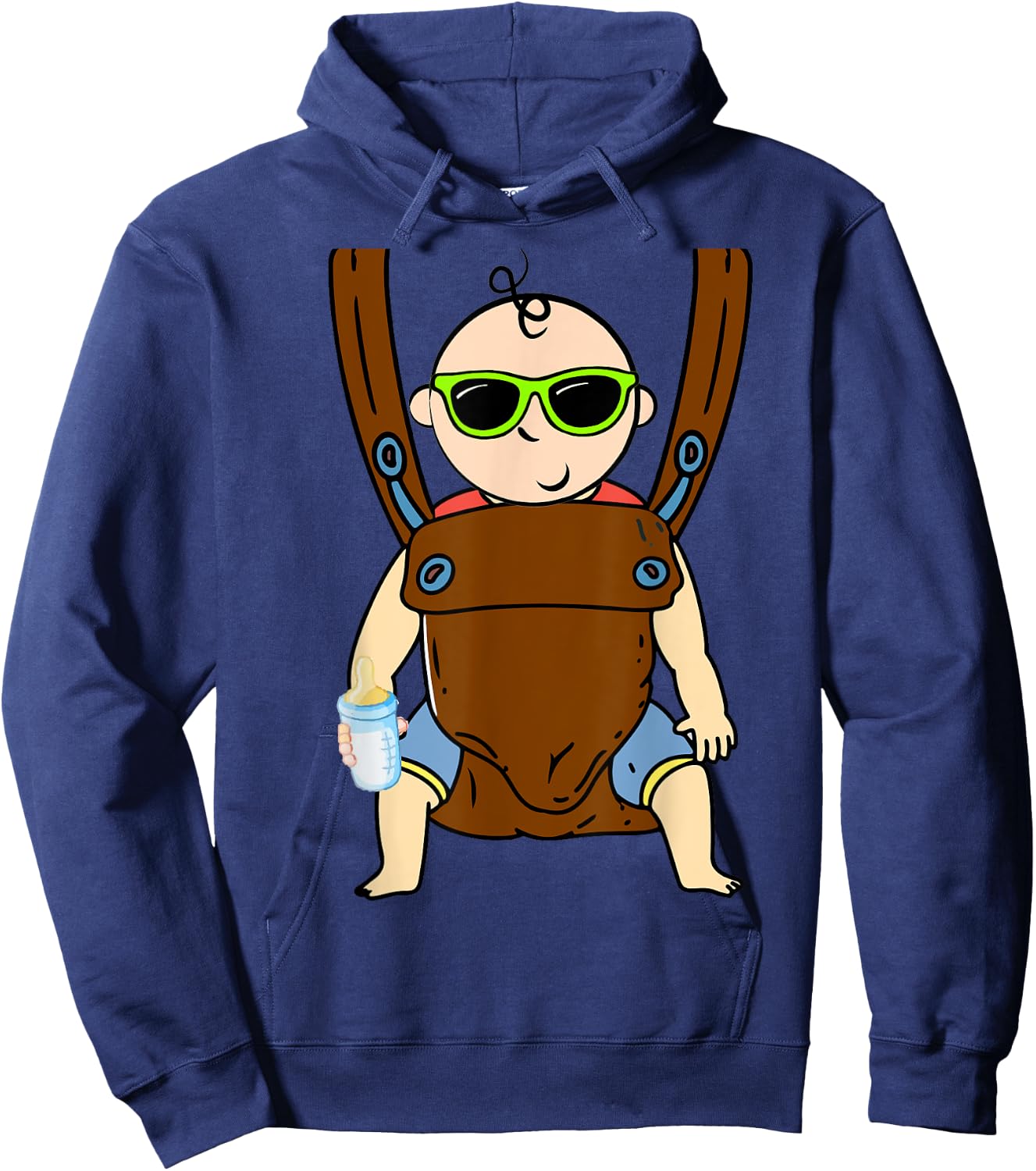 Diaper Party For Dad To Be New Baby Funny Man Shower Hoodie - Hoodie | Navy