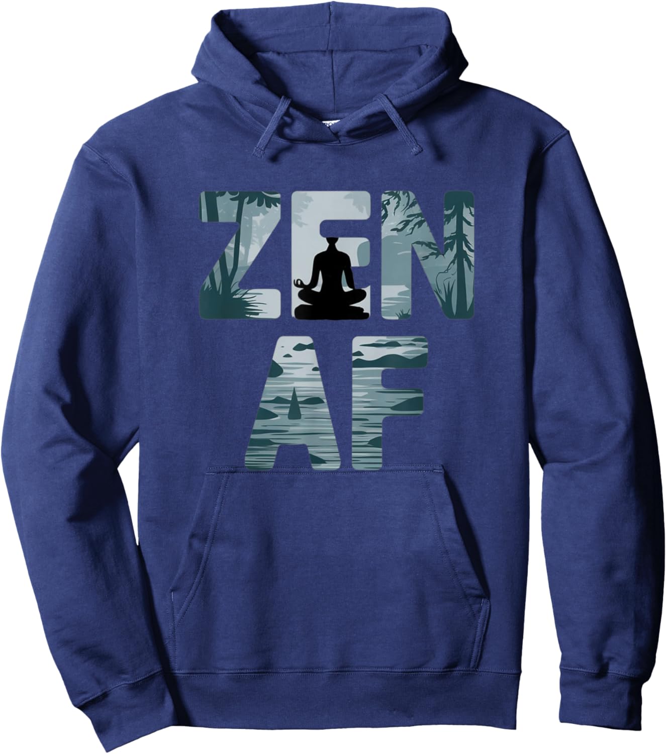 Zen AF Hoodie - Hoodie | Navy