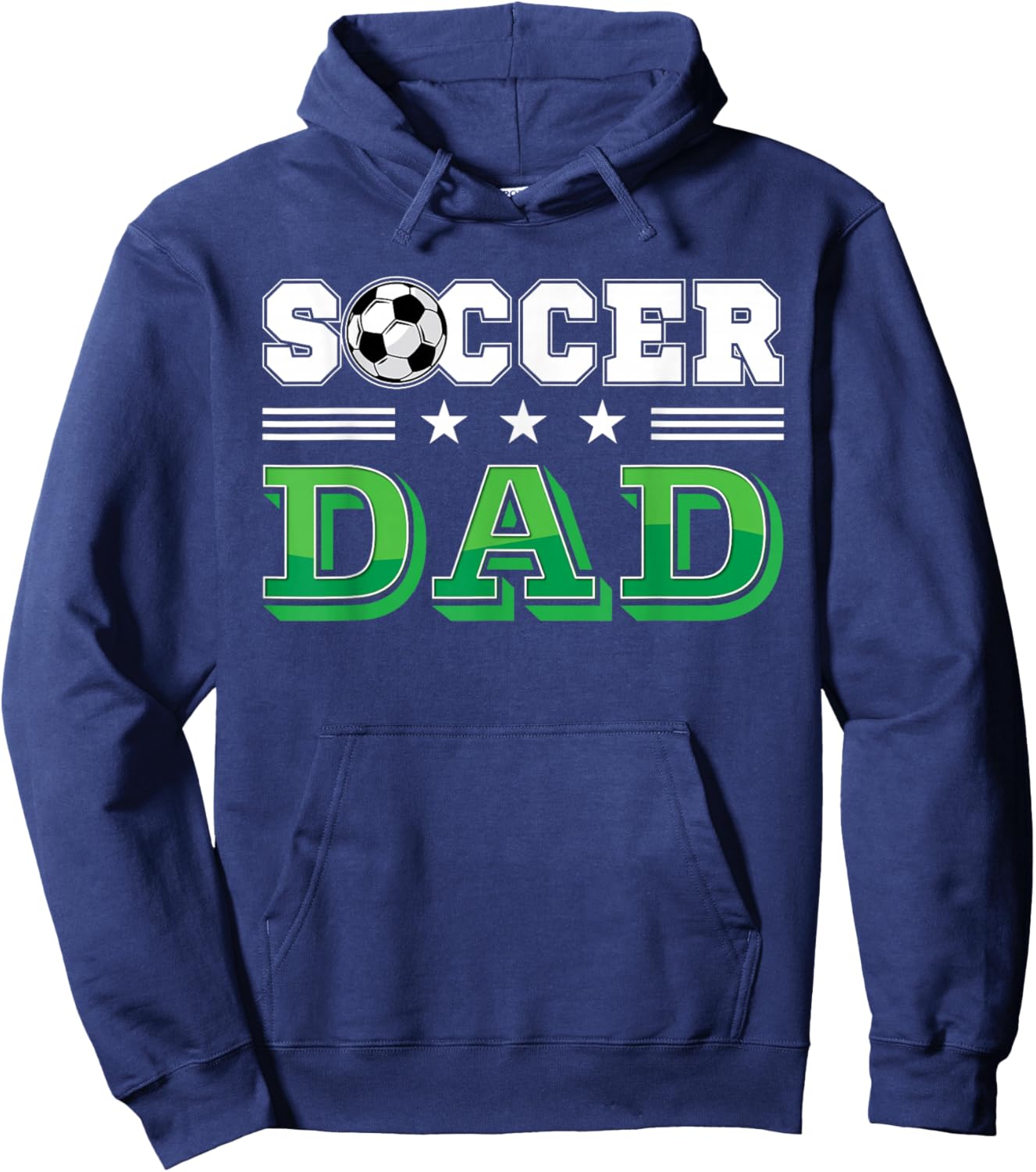 Soccer Dad Father Family Matching Birthday Team Supporter Hoodie - Hoodie | Navy