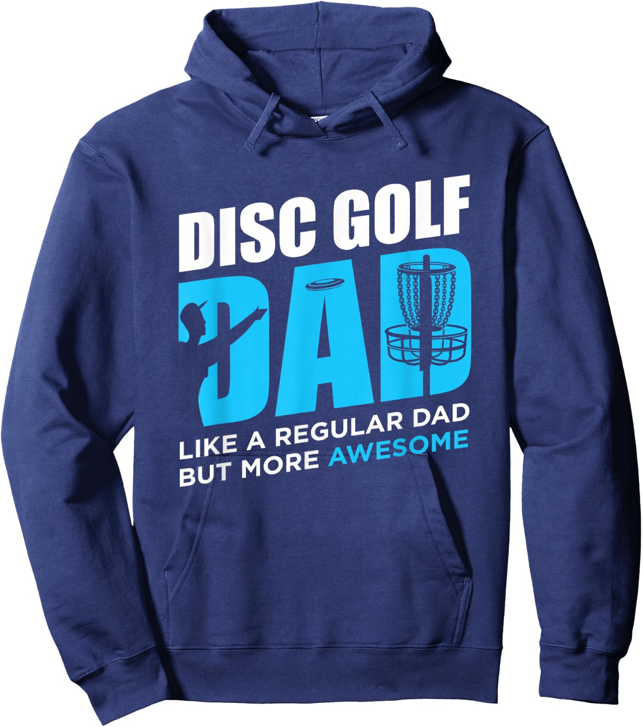 Disc Golf Vintage Funny Disc Golfing Dad Lover Player Gift Hoodie - Hoodie | Navy