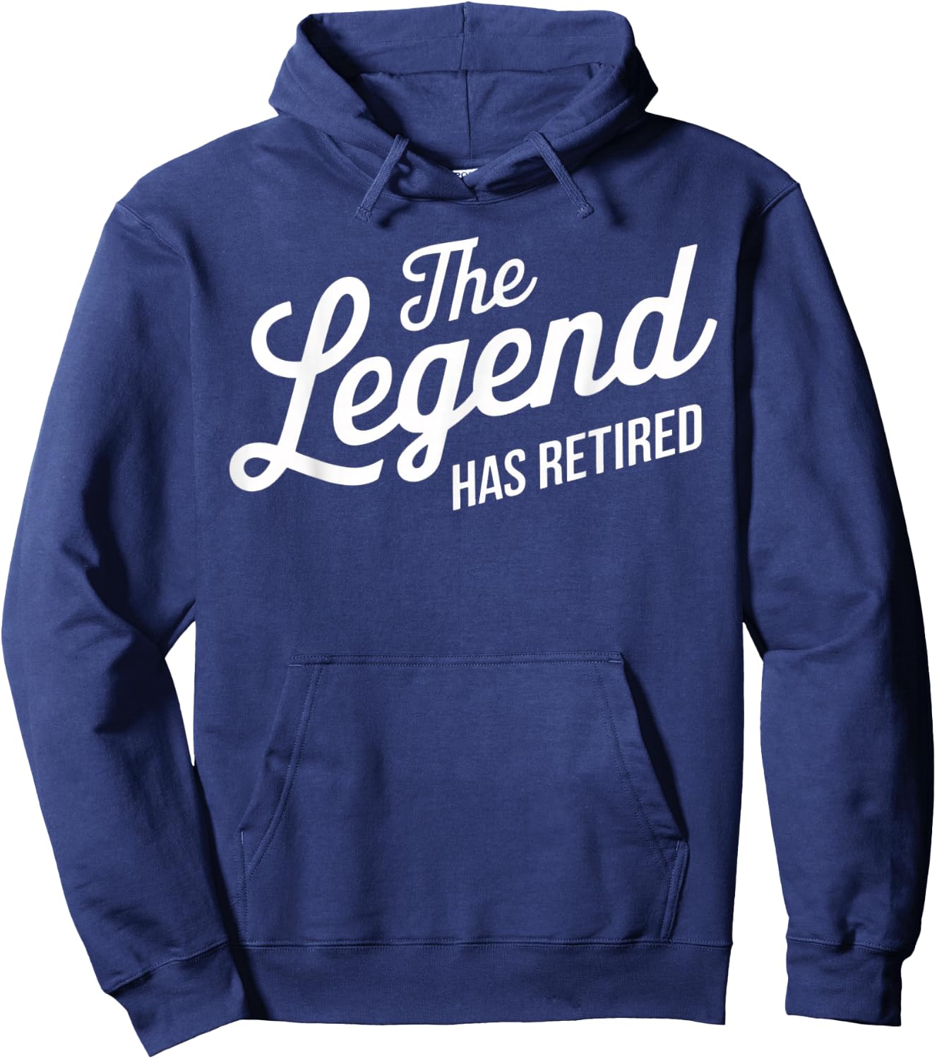 The Legend Has Retired Funny Retirement Hoodie - Hoodie | Navy