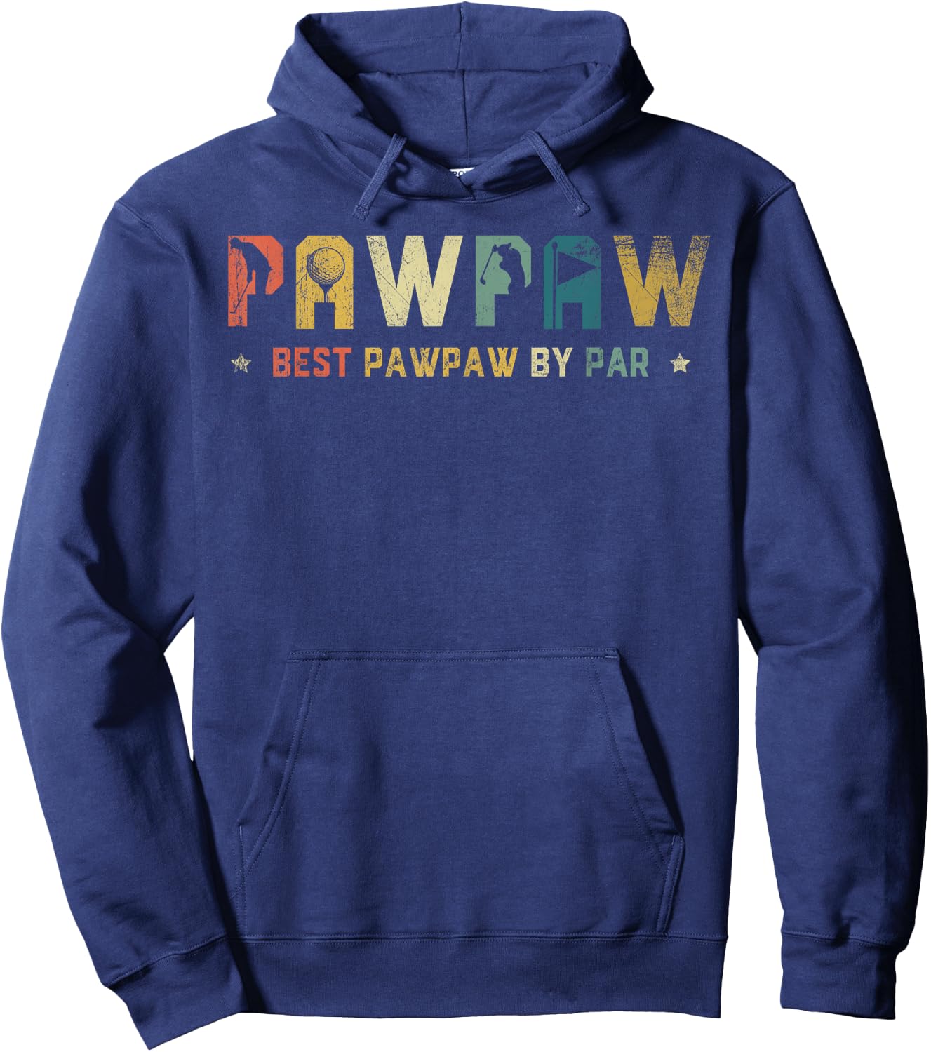 Best Pawpaw By Par Funny Golf Father's Day Hoodie - Hoodie | Navy