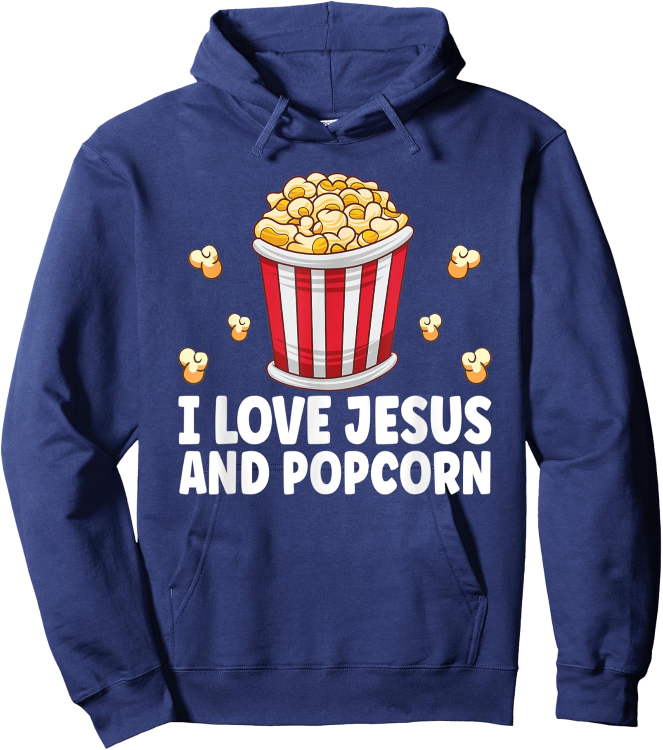 Popcorn Lover Movie Snack Theater Funny Cinema Hoodie - Hoodie | Navy