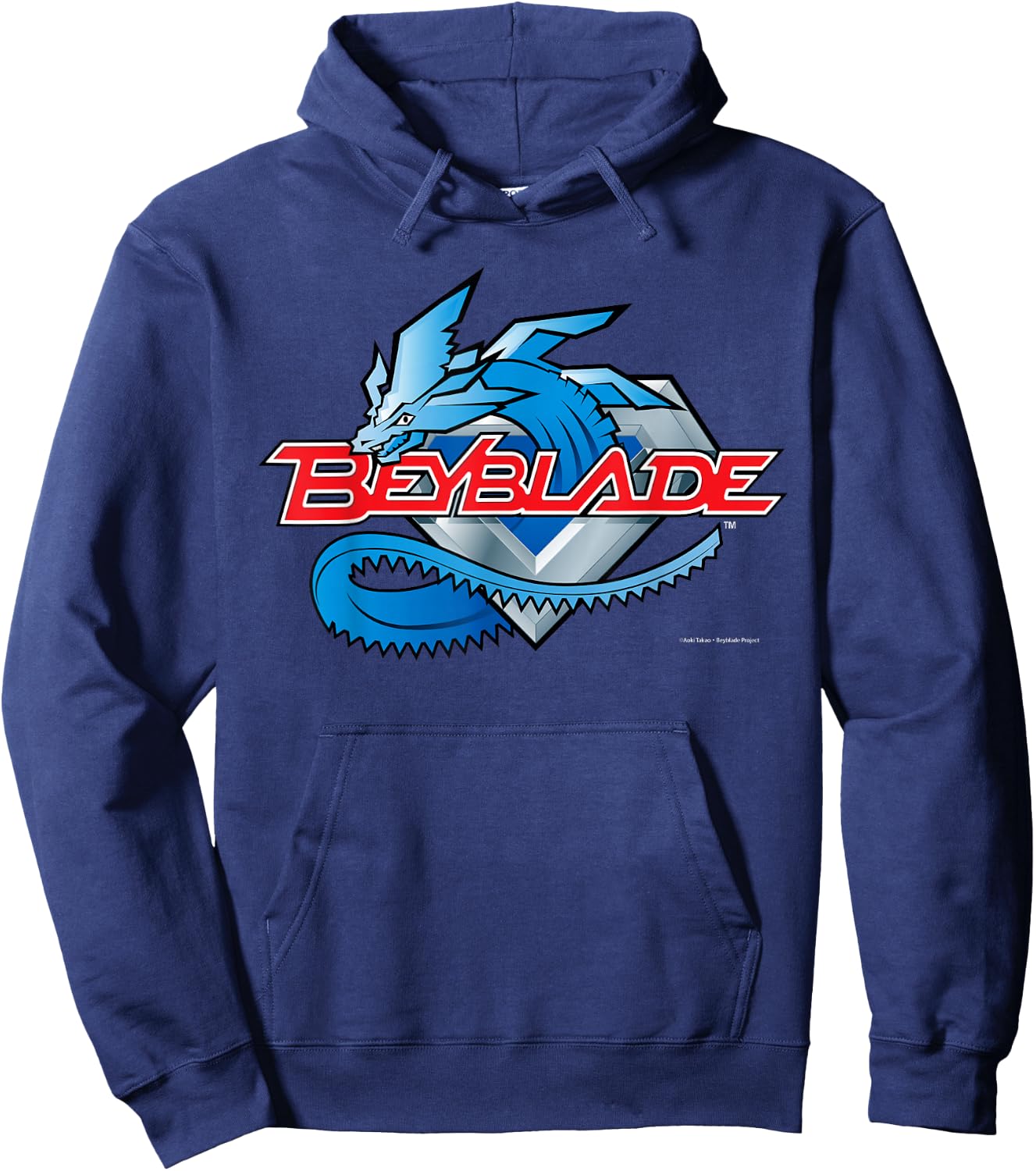 Beyblade Generation 1 Logo Dark Hoodie - Hoodie | Navy