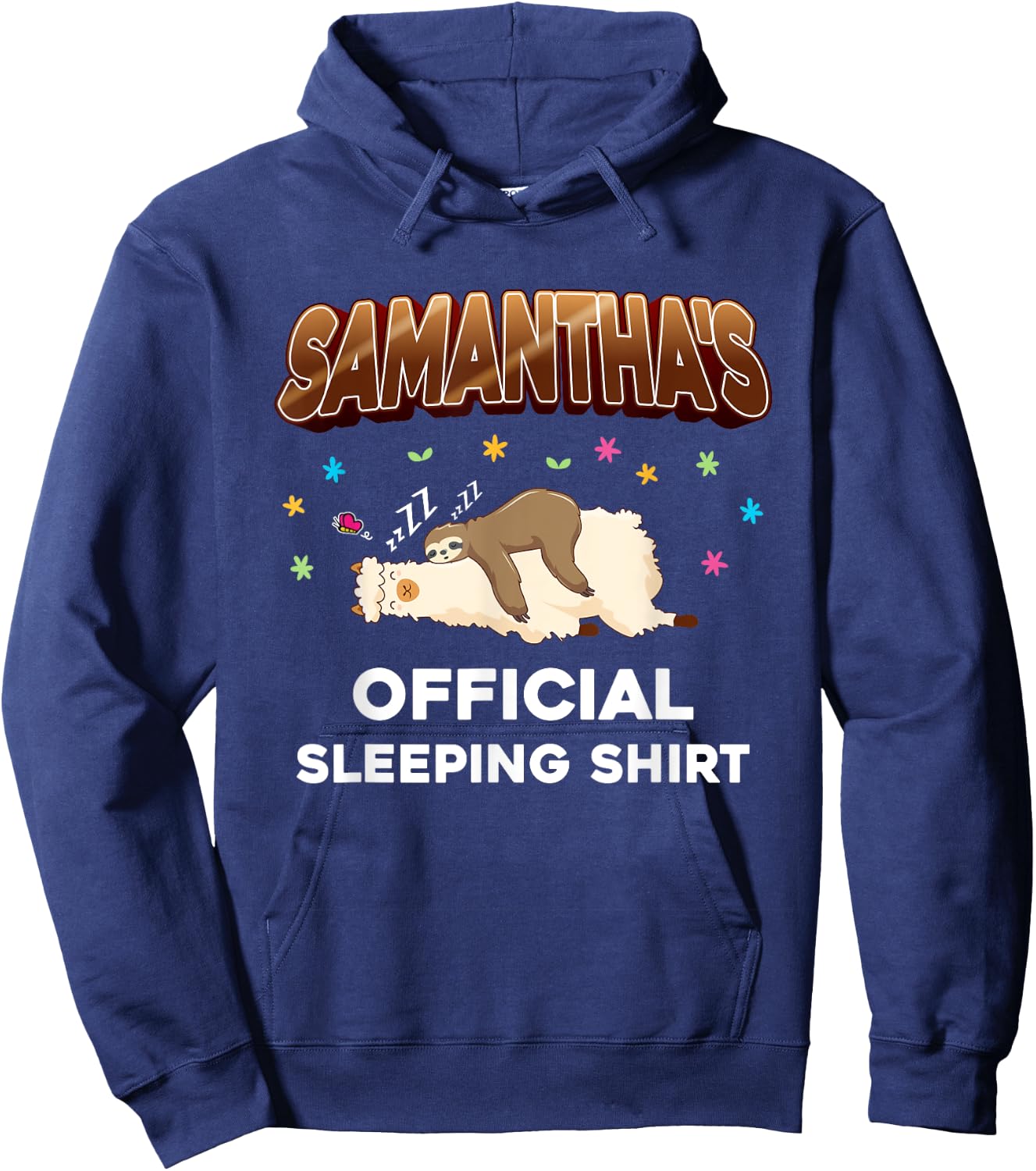 Personalized Samantha Birthday First Name Samantha Hoodie - Hoodie | Navy