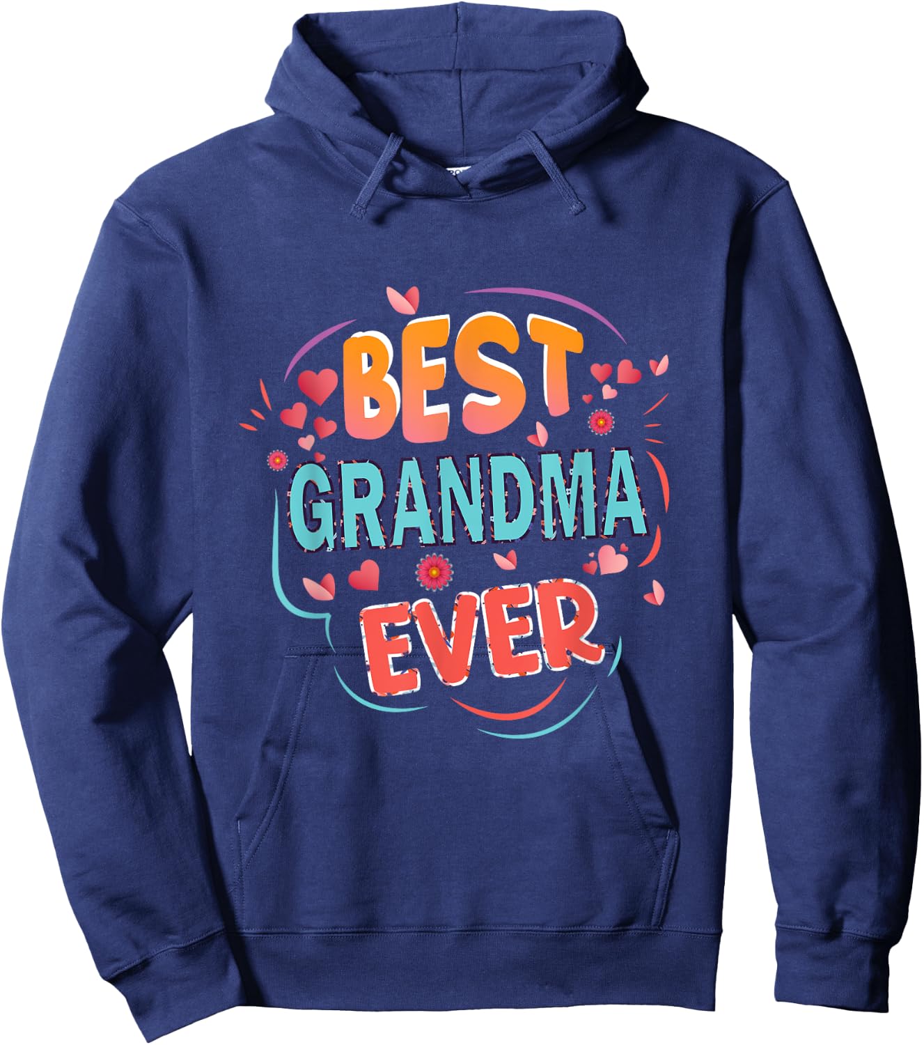 Best Grandma Ever Mother's day Grandma Christmas gifts Hoodie - Hoodie | Navy