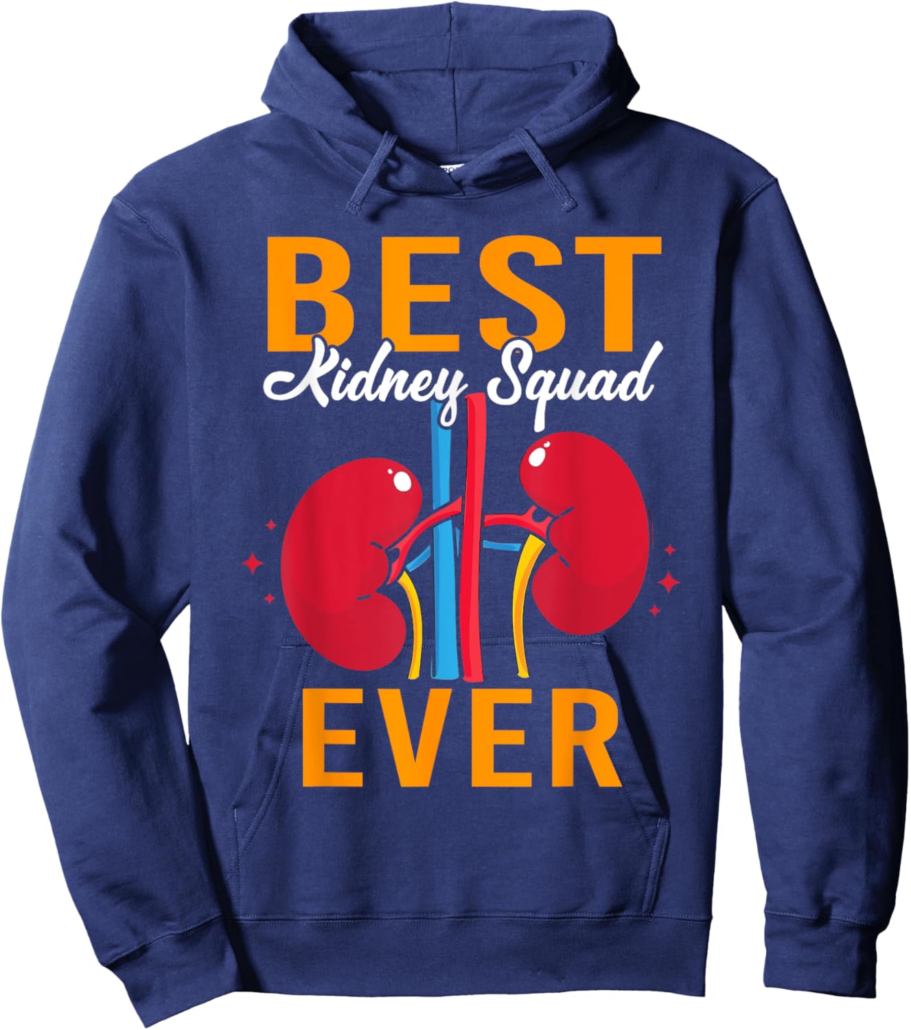 Best Kidney Squad Ever Funny Dialysis Technician Nurse Hoodie - Hoodie | Navy