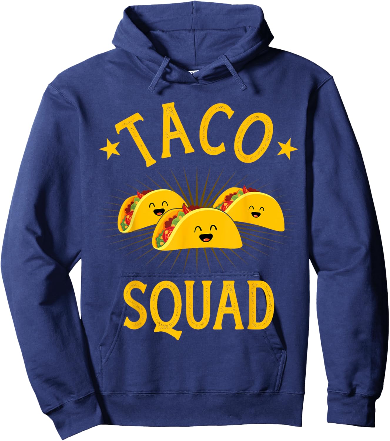 Funny taco squad for taco Tuesday crew and Cinco de Mayo Hoodie - Hoodie | Navy