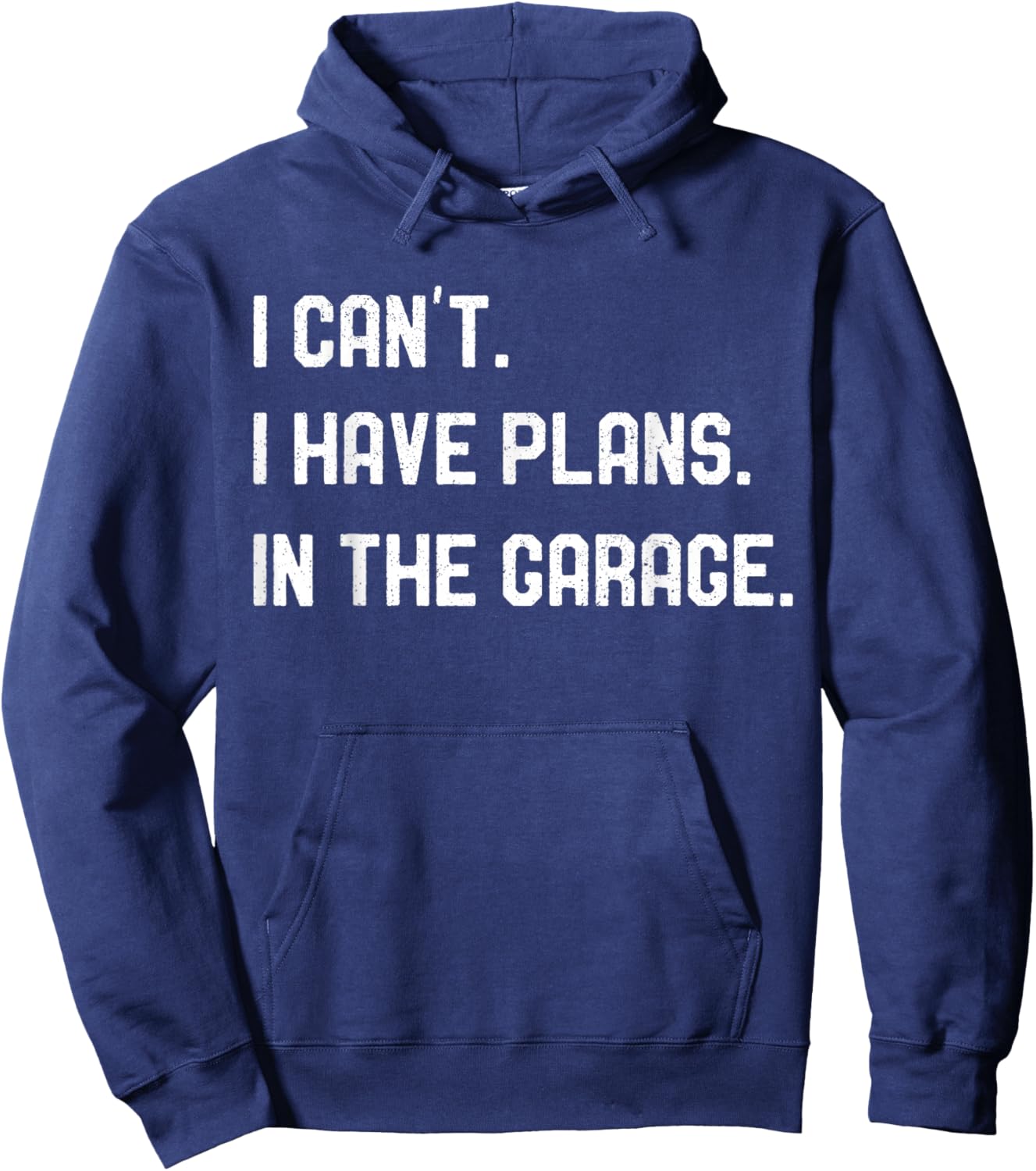 Plans In The Garage Gifts Men Car Mechanics Fathers Day Dad Hoodie - Hoodie | Navy