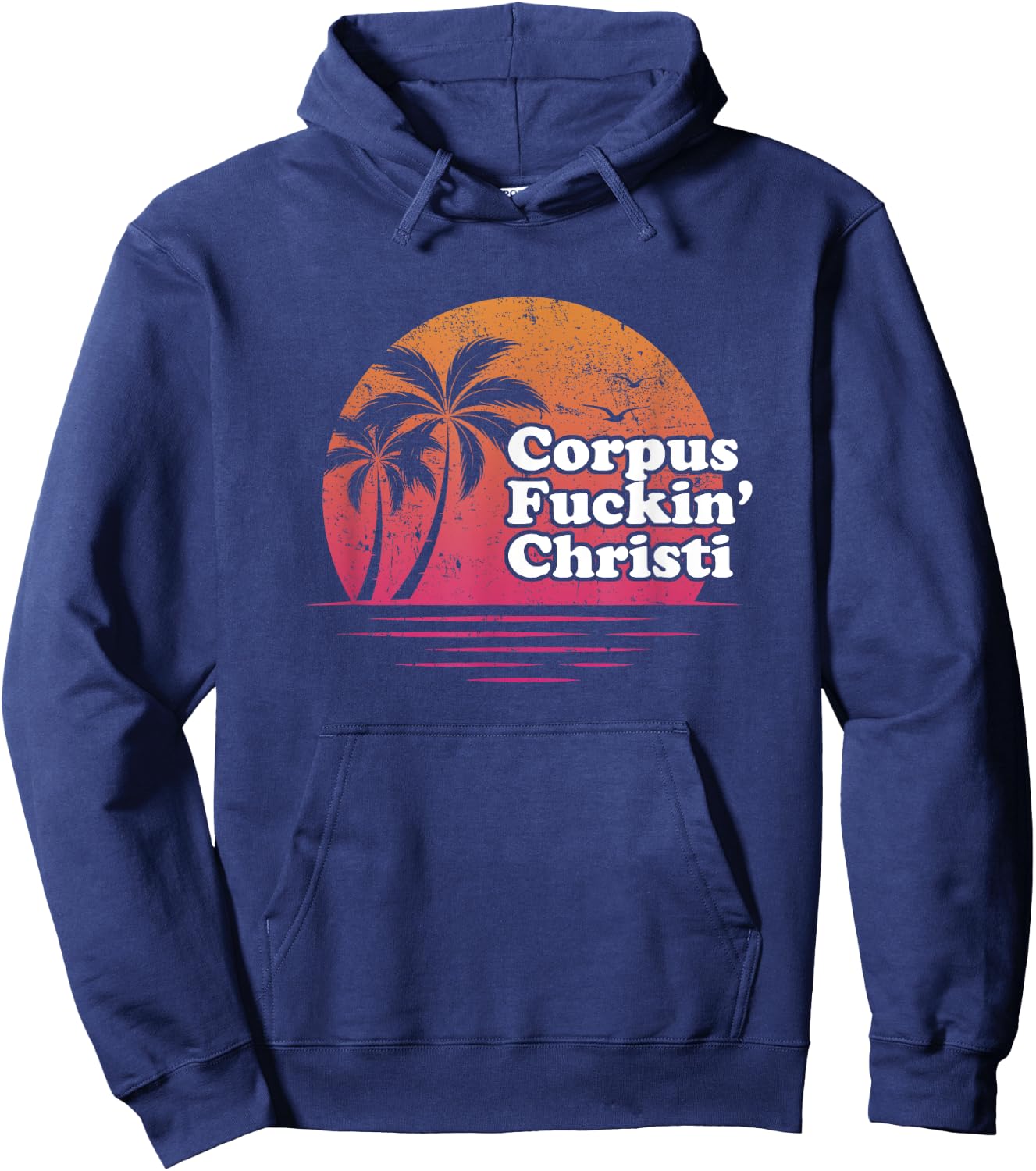 Corpus Christi Retro funny offensive t shirt | Gift Hoodie - Hoodie | Navy