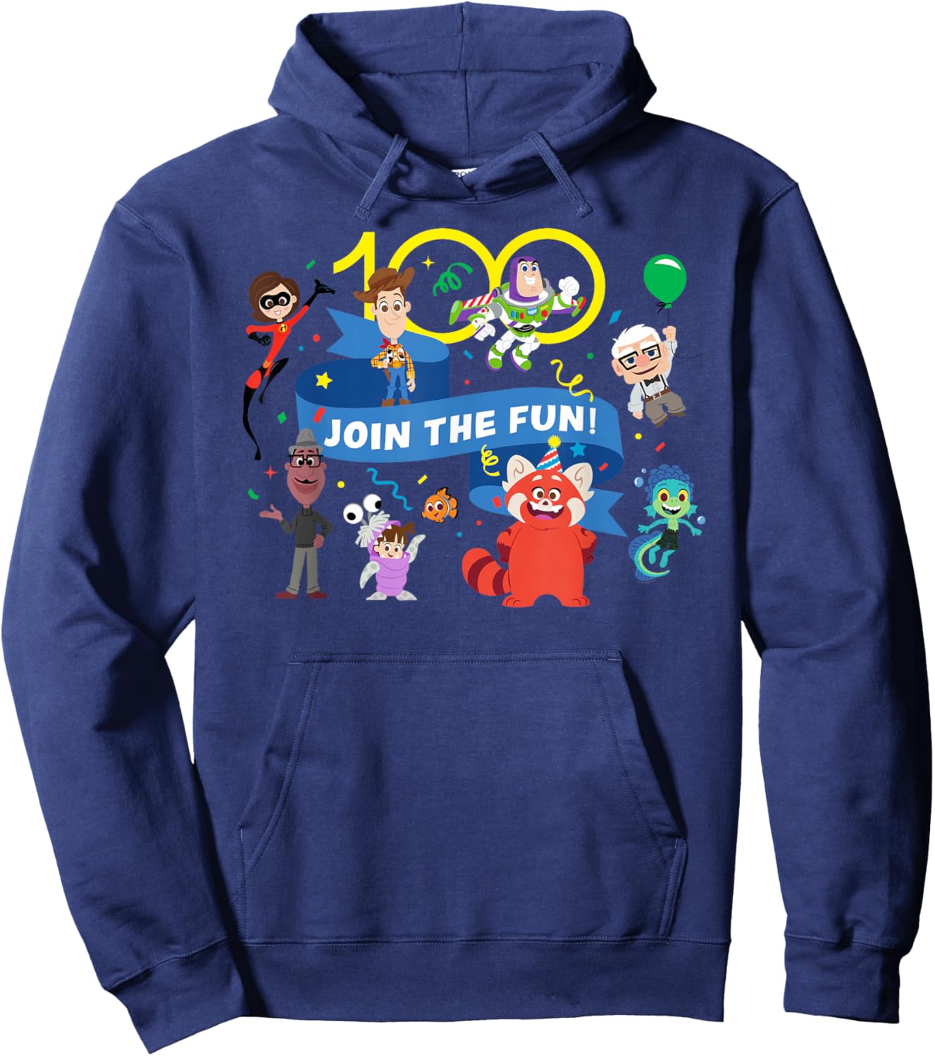 Disney 100 Pixar Join the Fun Anniversary D100 Hoodie - Hoodie | Navy