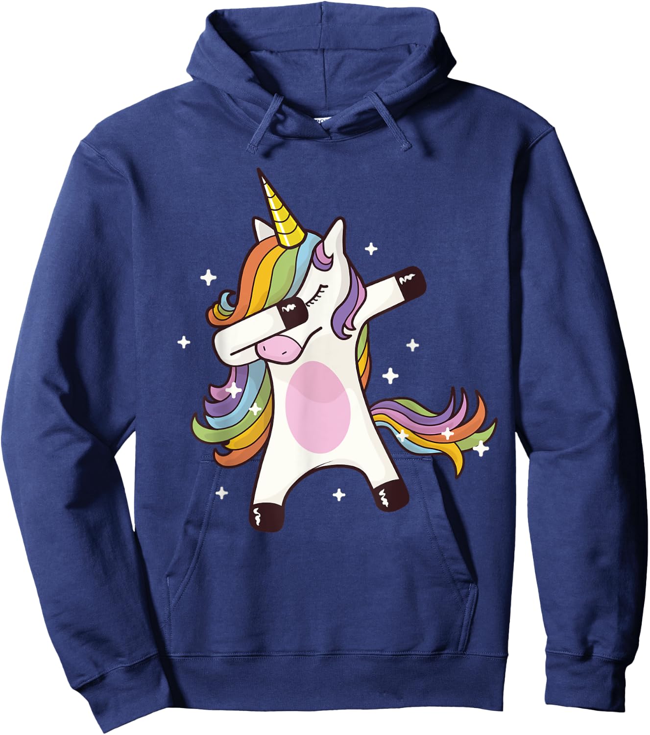 Dabbing Unicorn Hoodie - Hoodie | Navy