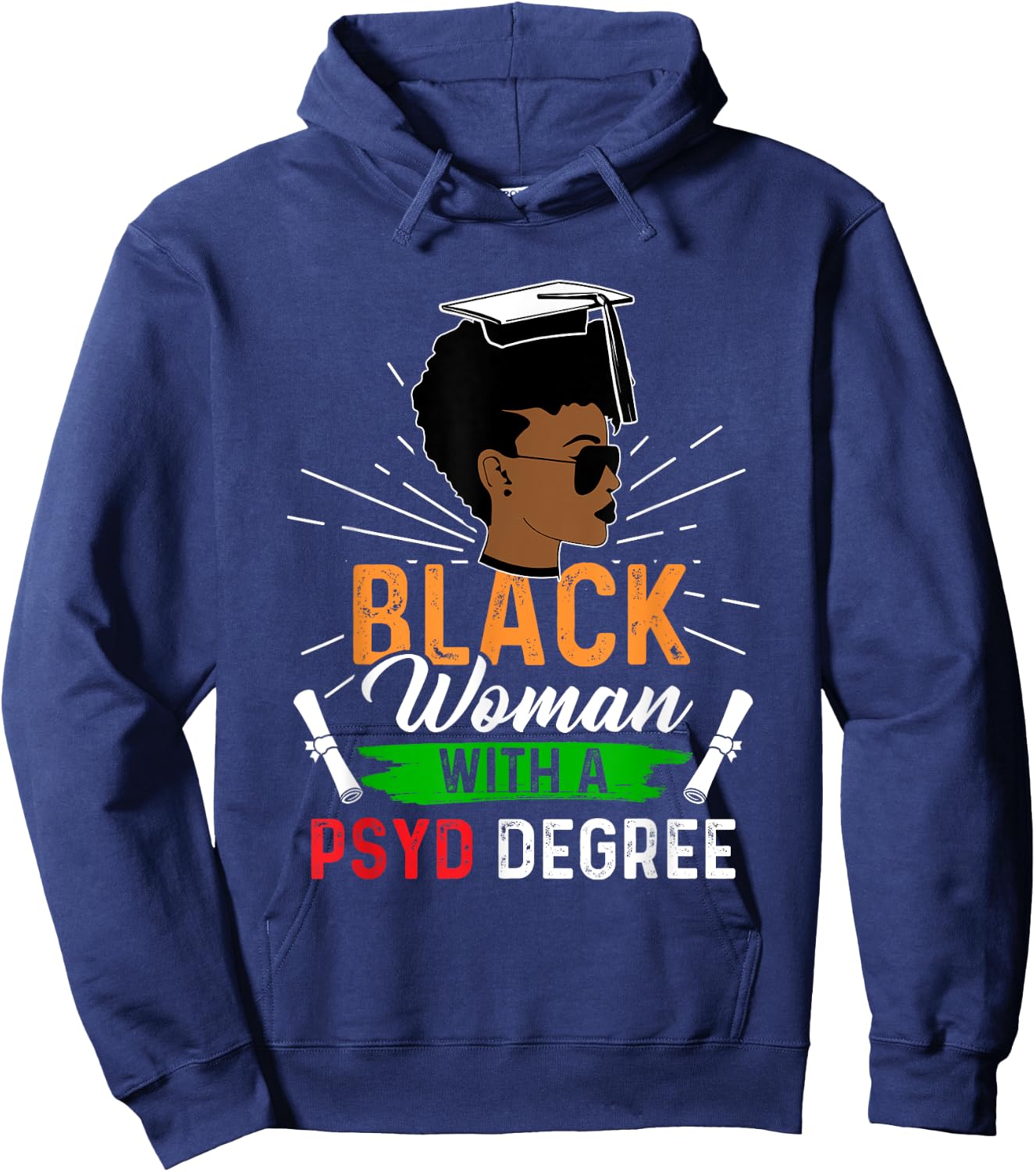PsyD Doctor of Psychology Doctorate Graduation Hoodie - Hoodie | Navy