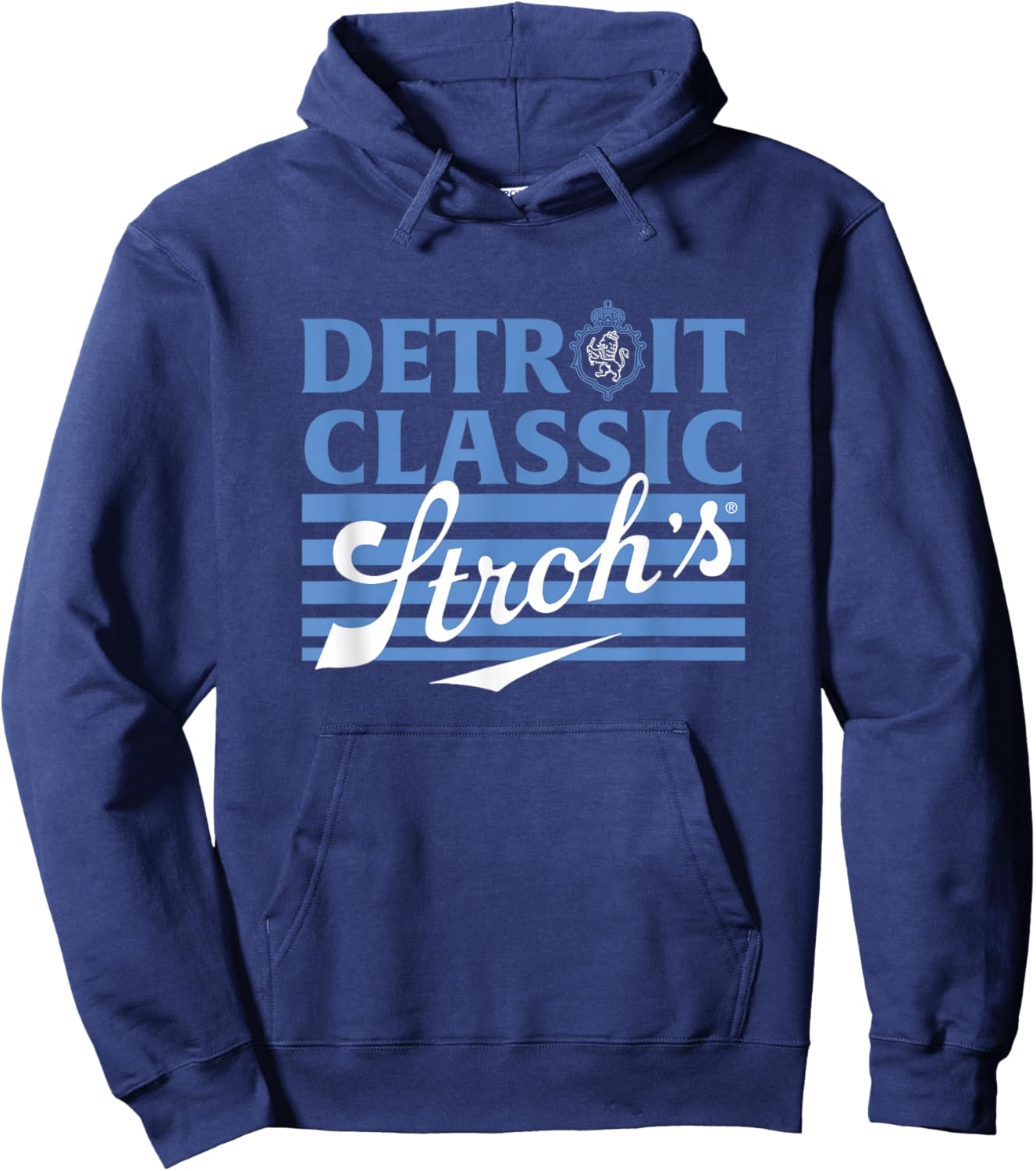 Stroh's Style - Detroit Classic Hoodie - Hoodie | Navy
