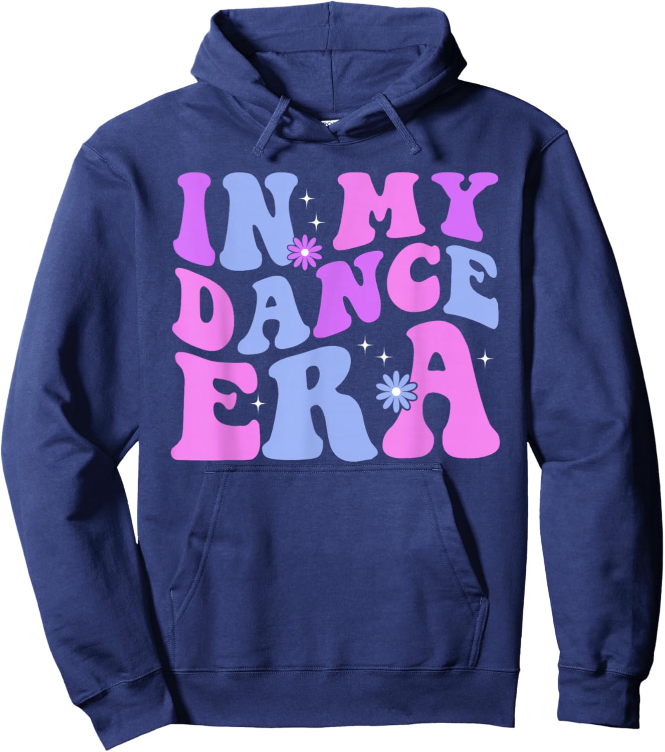 in My Dance Era Ballet Dancer Groovy Retro Girls Hoodie - Hoodie | Navy