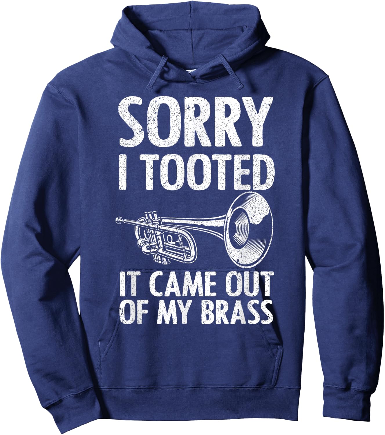 Cool Trumpet Women Trumpet Player Jazz Band Trombone Hoodie - Hoodie | Navy