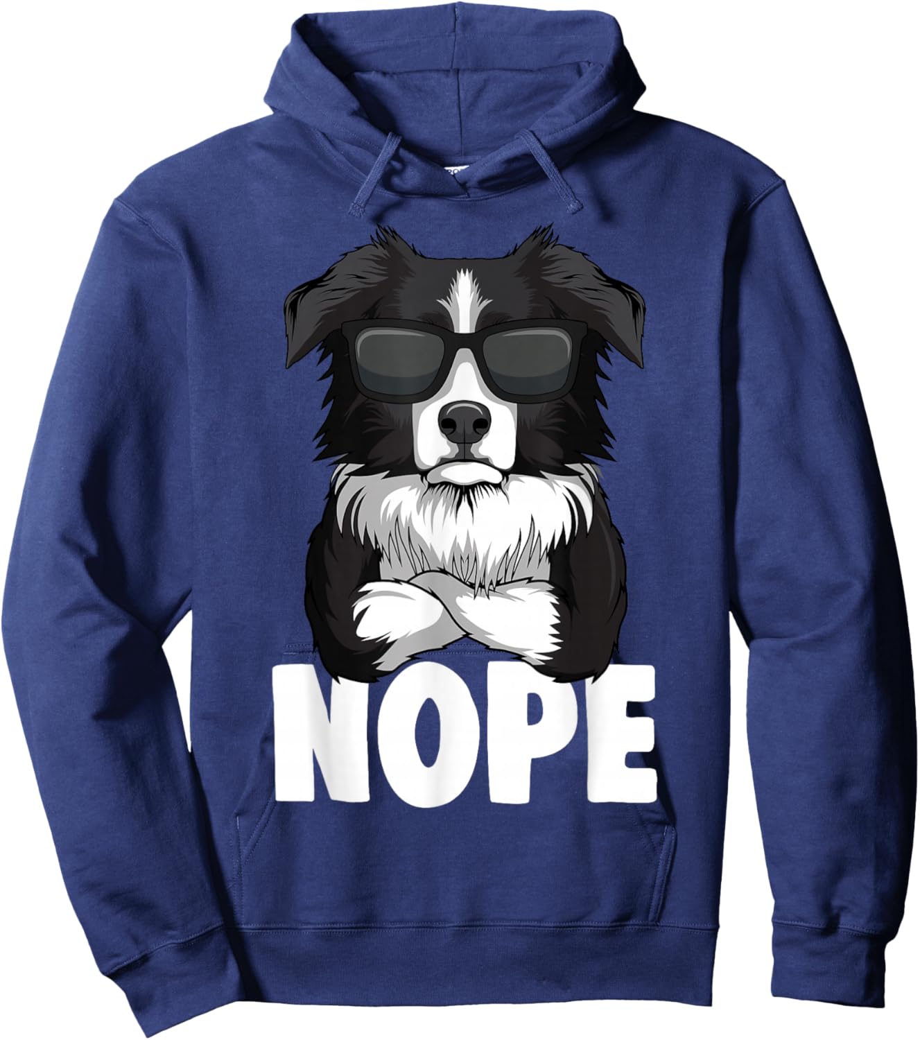 Border Collie Hunde Frauchen Herrchen Hoodie - Hoodie | Navy