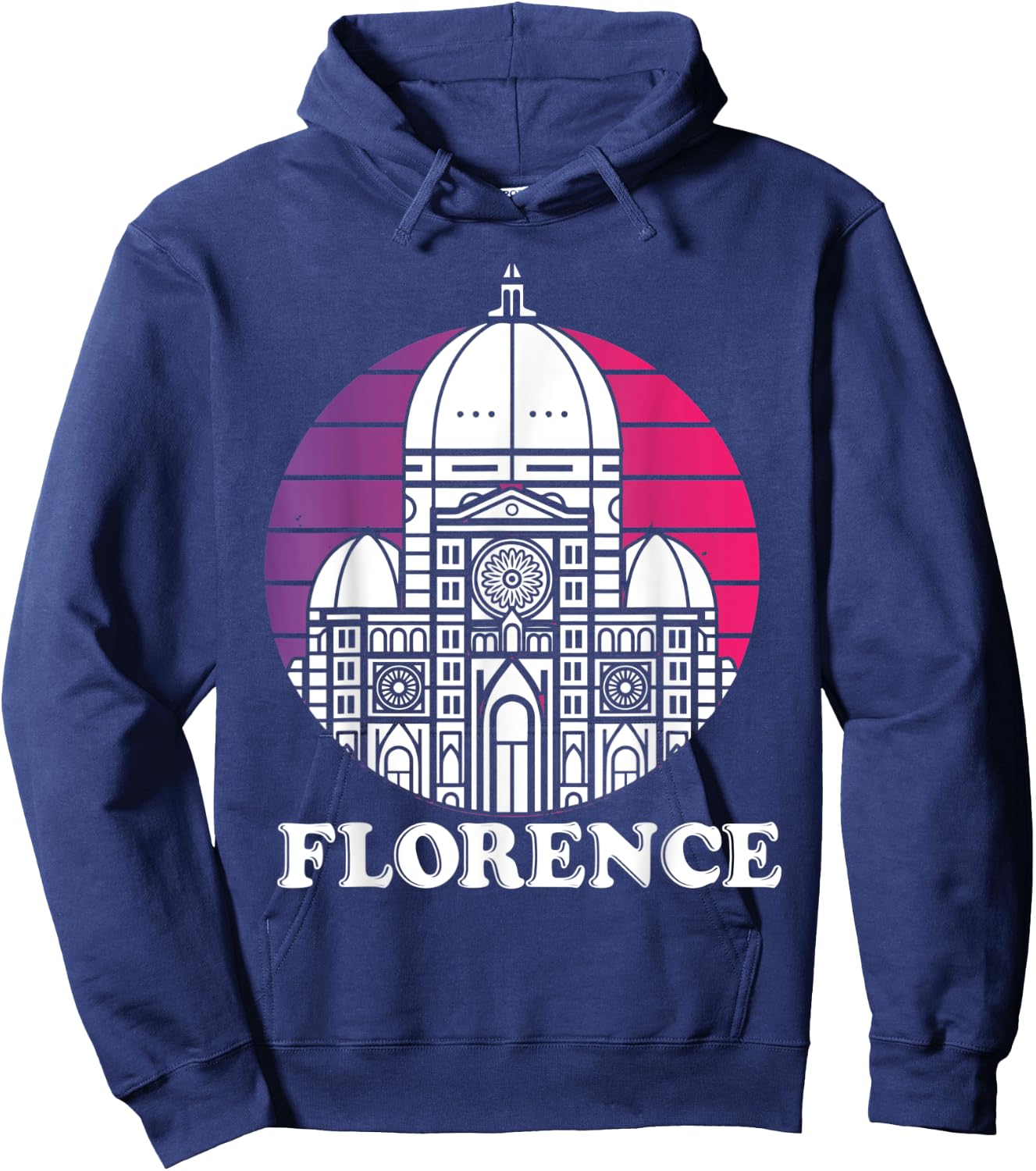 Florence Italian Home Dome Tuscany Cathedral Italy Hoodie - Hoodie | Navy