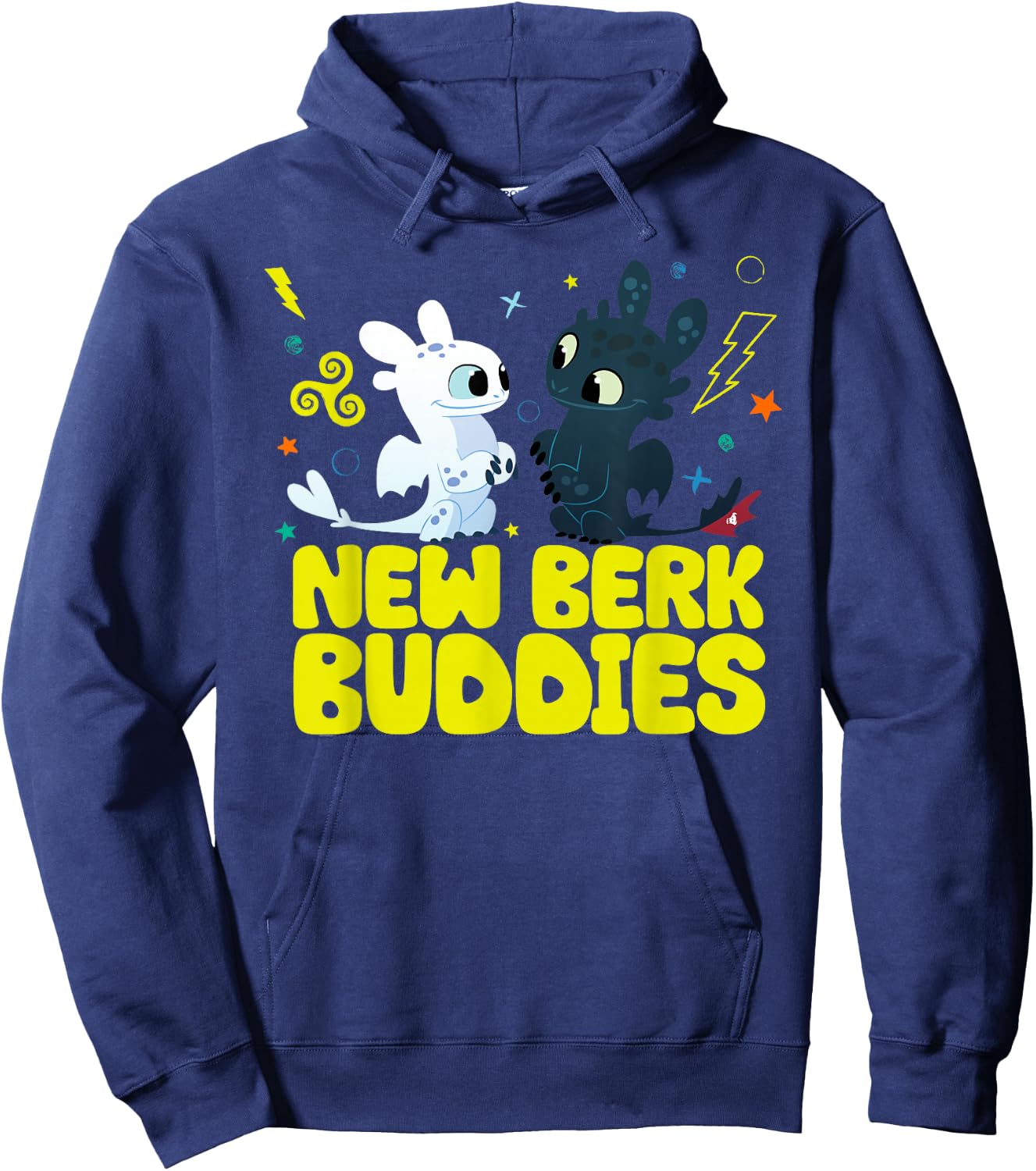 How to Train Your Dragon 3 New Berk Buddies Hoodie - Hoodie | Navy