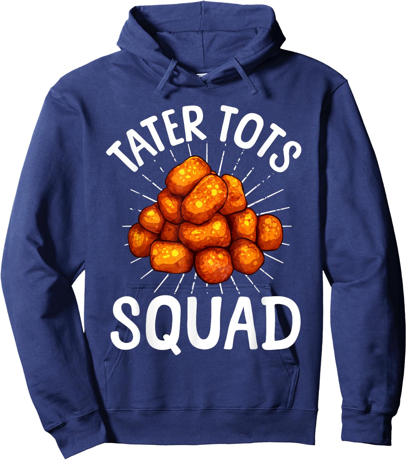 Cool Tater Tot Art Women Kids Potato Tater Tot Lover Hoodie - Hoodie | Navy