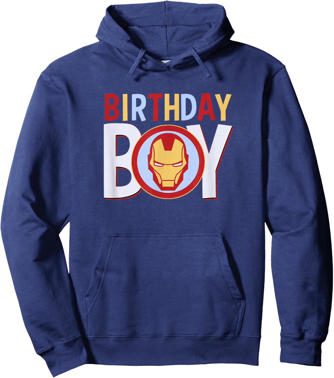 Marvel Avengers Classic Iron Man Birthday Boy Hoodie - Hoodie | Navy