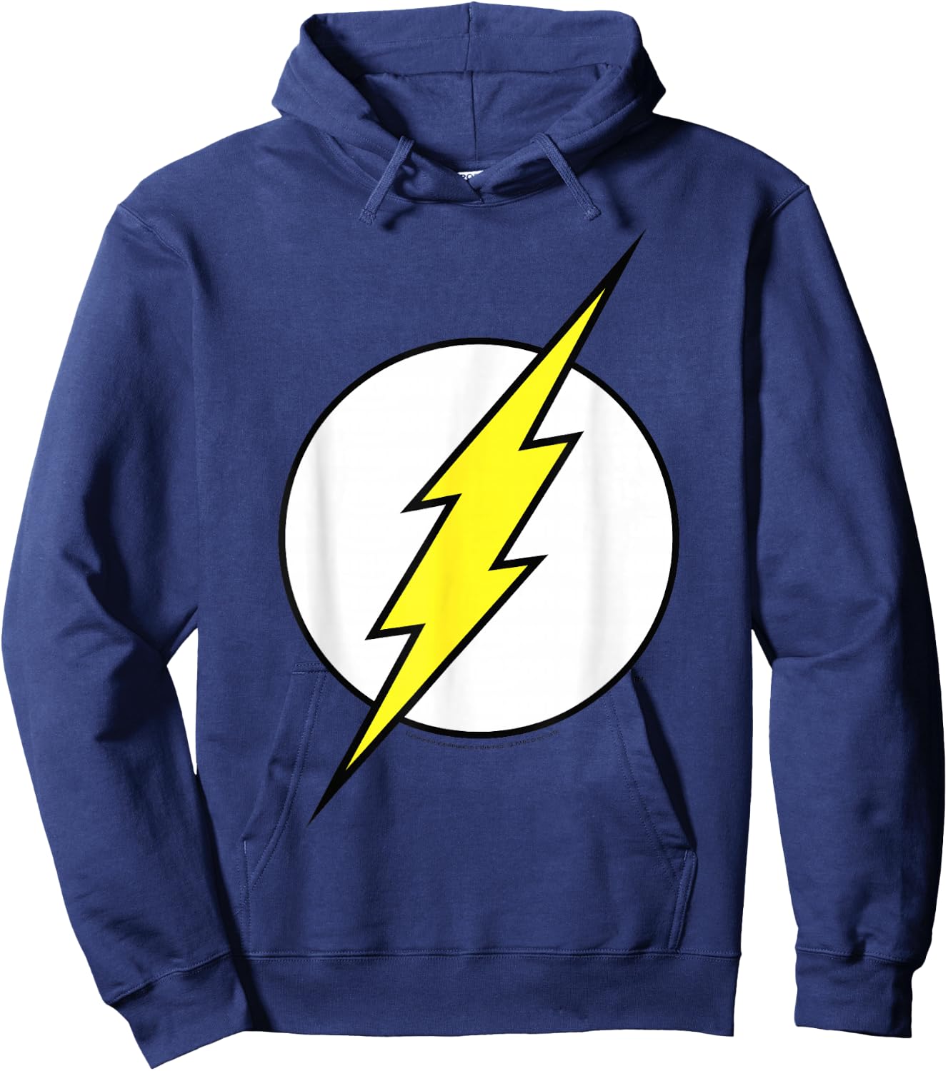 DC Comics The Flash Large Classic Chest Logo Hoodie - Hoodie | Navy